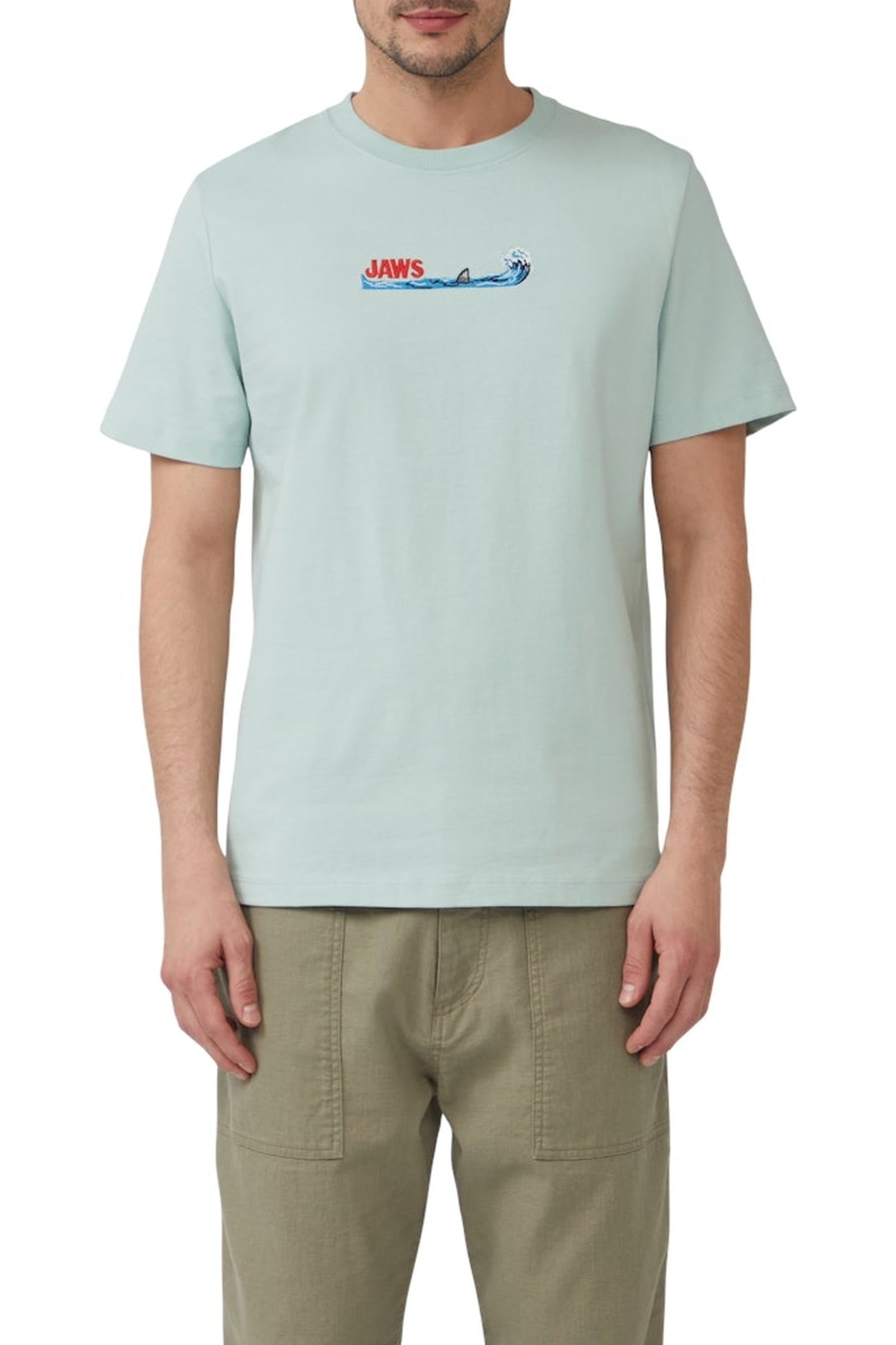S.OLIVER T-SHIRTS BLUE GREEN 1