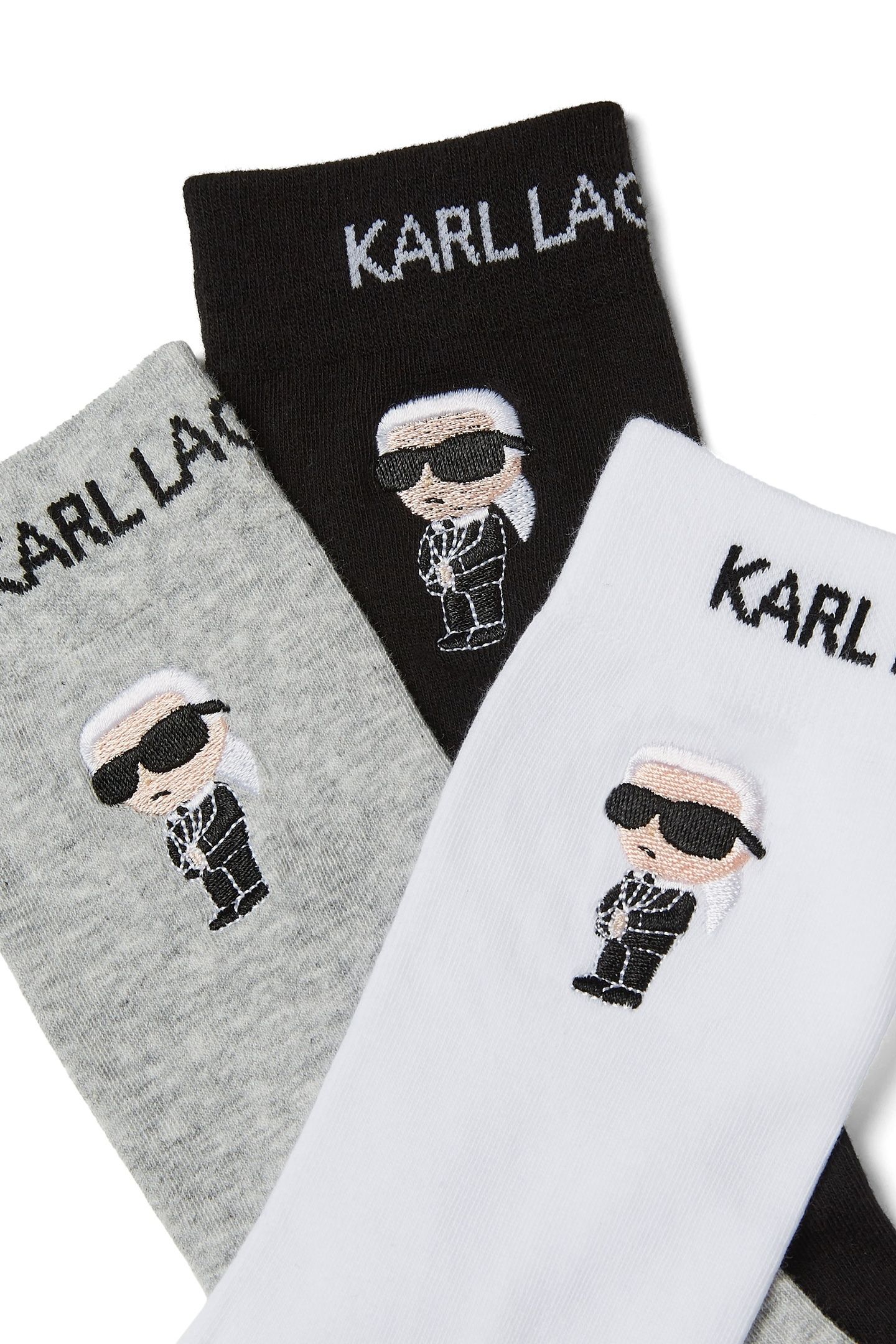 IKON SOCKS (3P) BLACK/WHITE/GREY 2