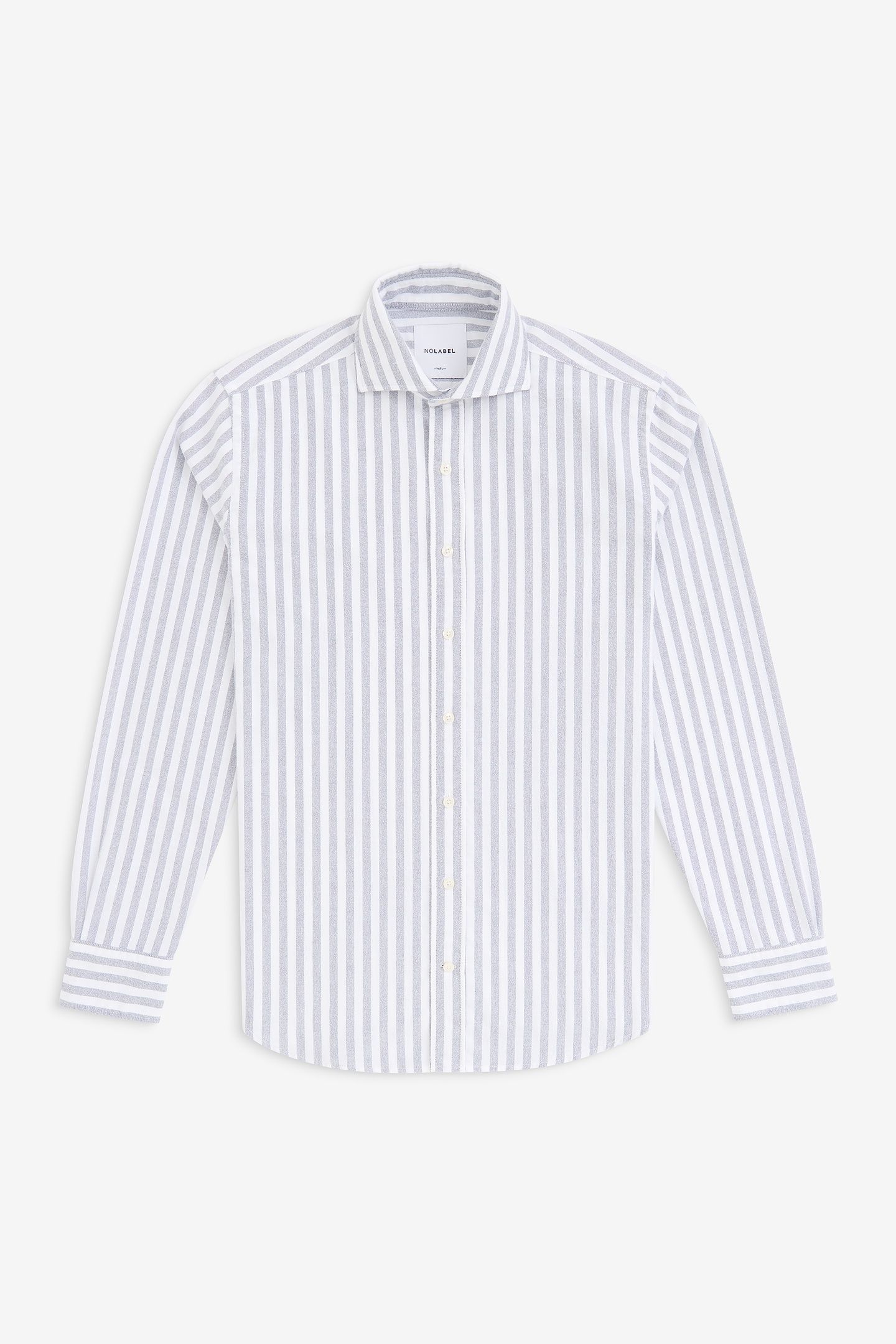 SPECIALIST BRUSHED STRIPED OXFORD NAVY 3