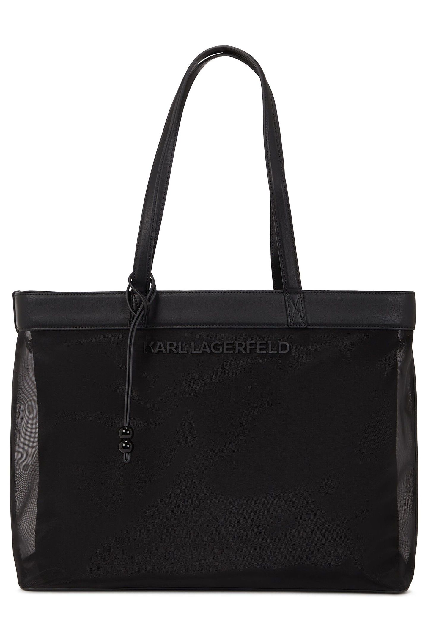 K/ESSENTIAL MESH BEACH TOTE BLACK 2