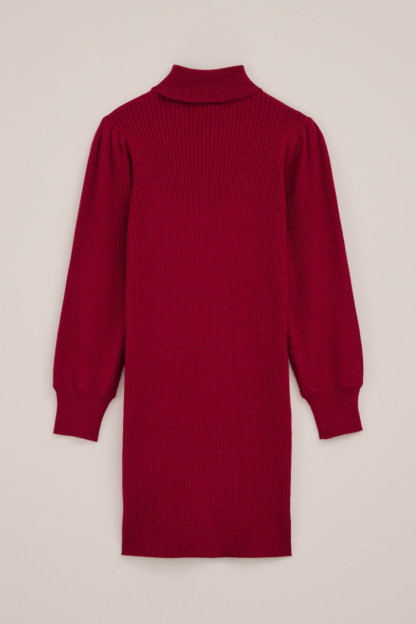 DRESS MID LENGTH VINTAGE RED 3