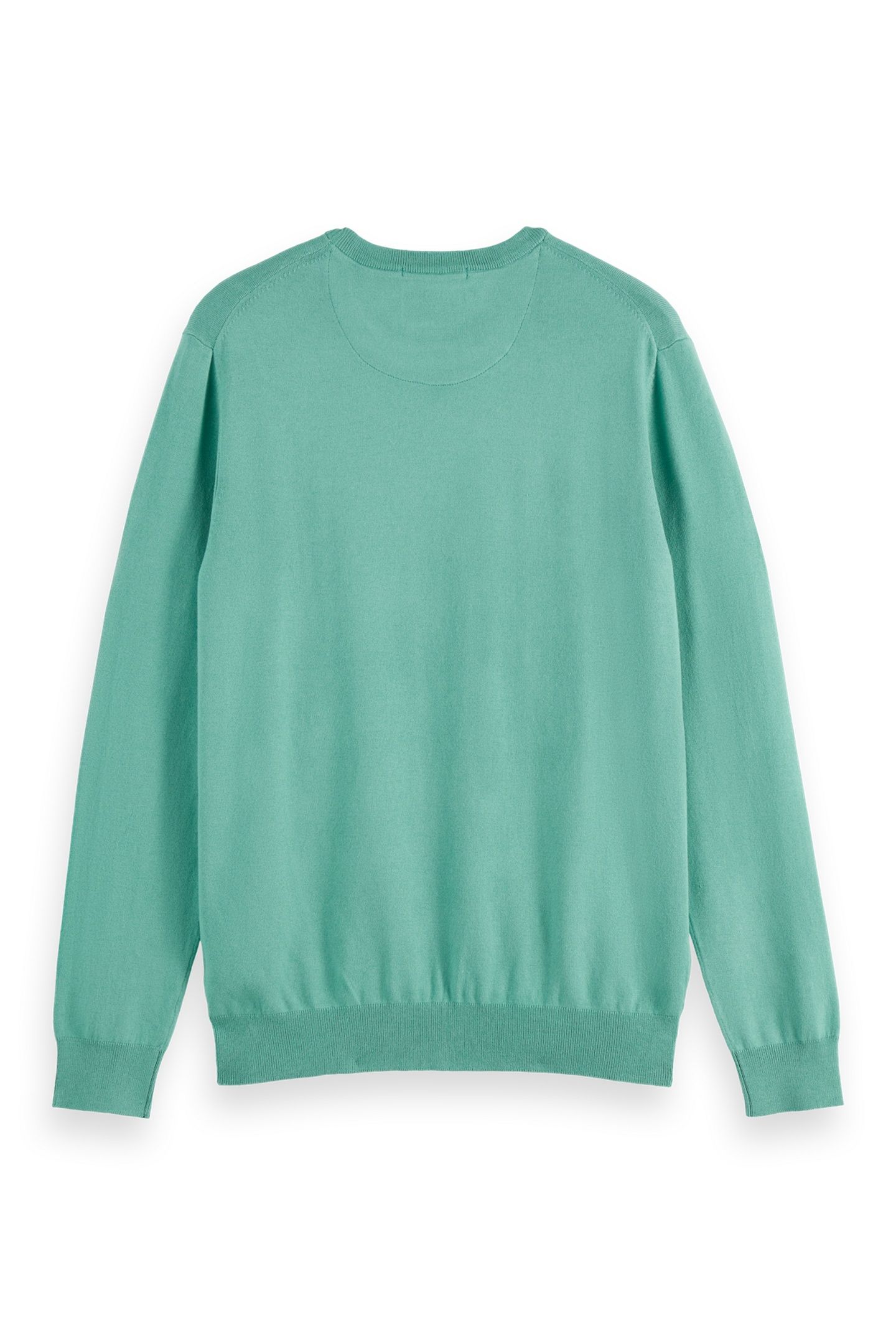 REGULAR-FIT ECOVERO BLEND CREWNECK AGATE GREEN 2