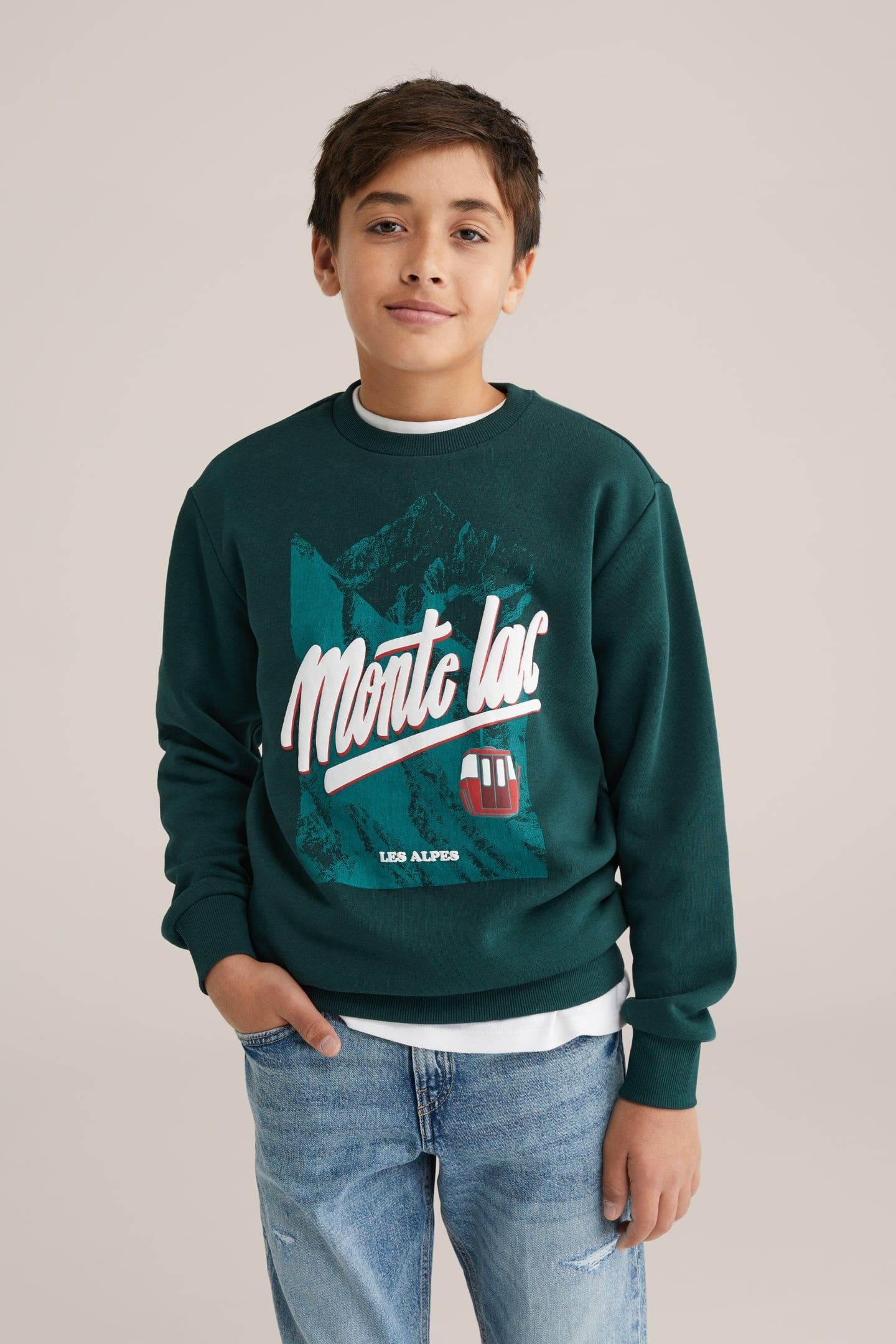 SWEATER DARK GREEN 1