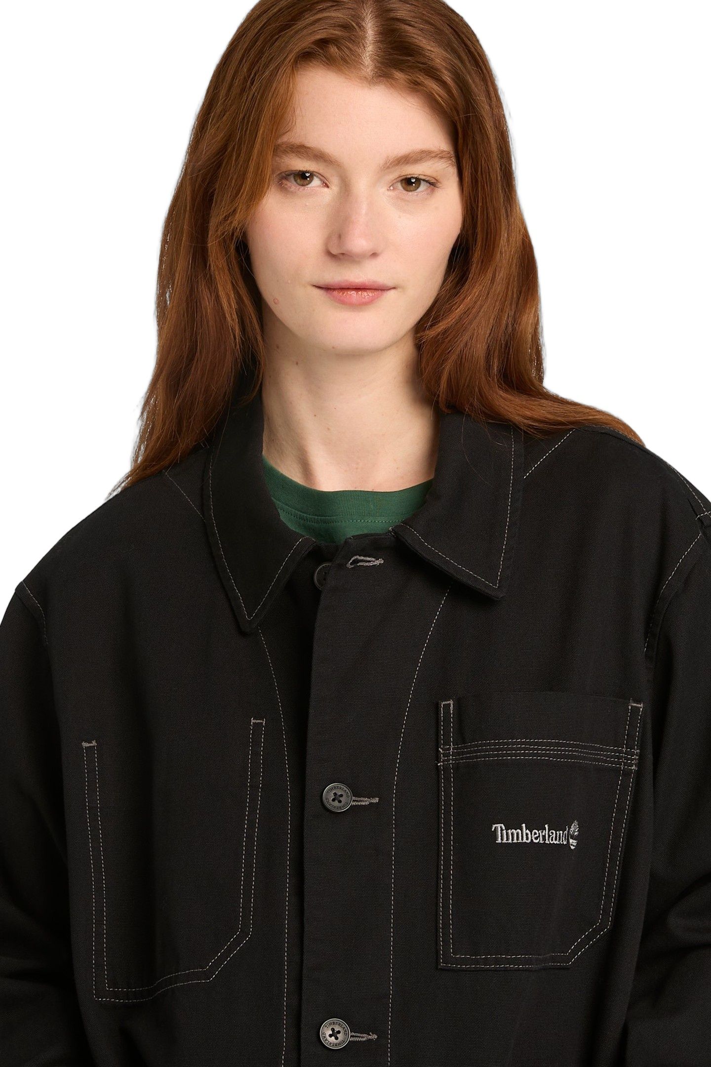 UNISEX CHORE CANVAS JACKET BLACK 5
