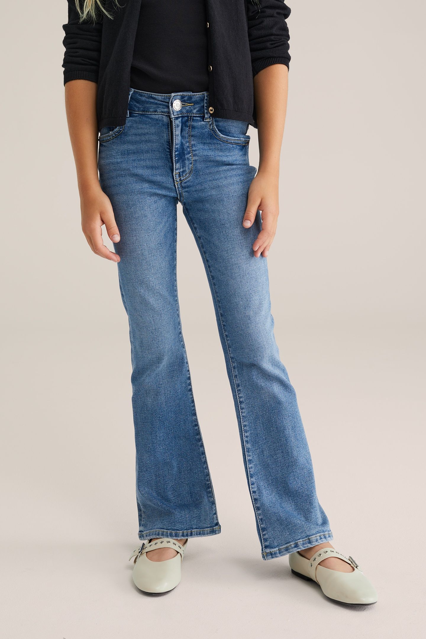 5-POCKET MID WAIST BLUE 2