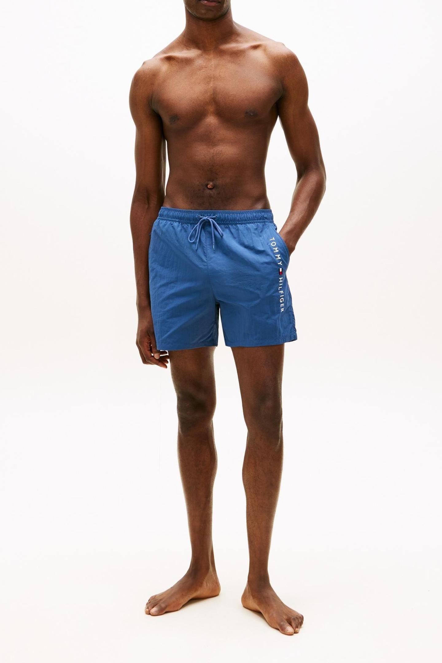 MEDIUM DRAWSTRING SWIM TRUNK AEGEAN SEA 1
