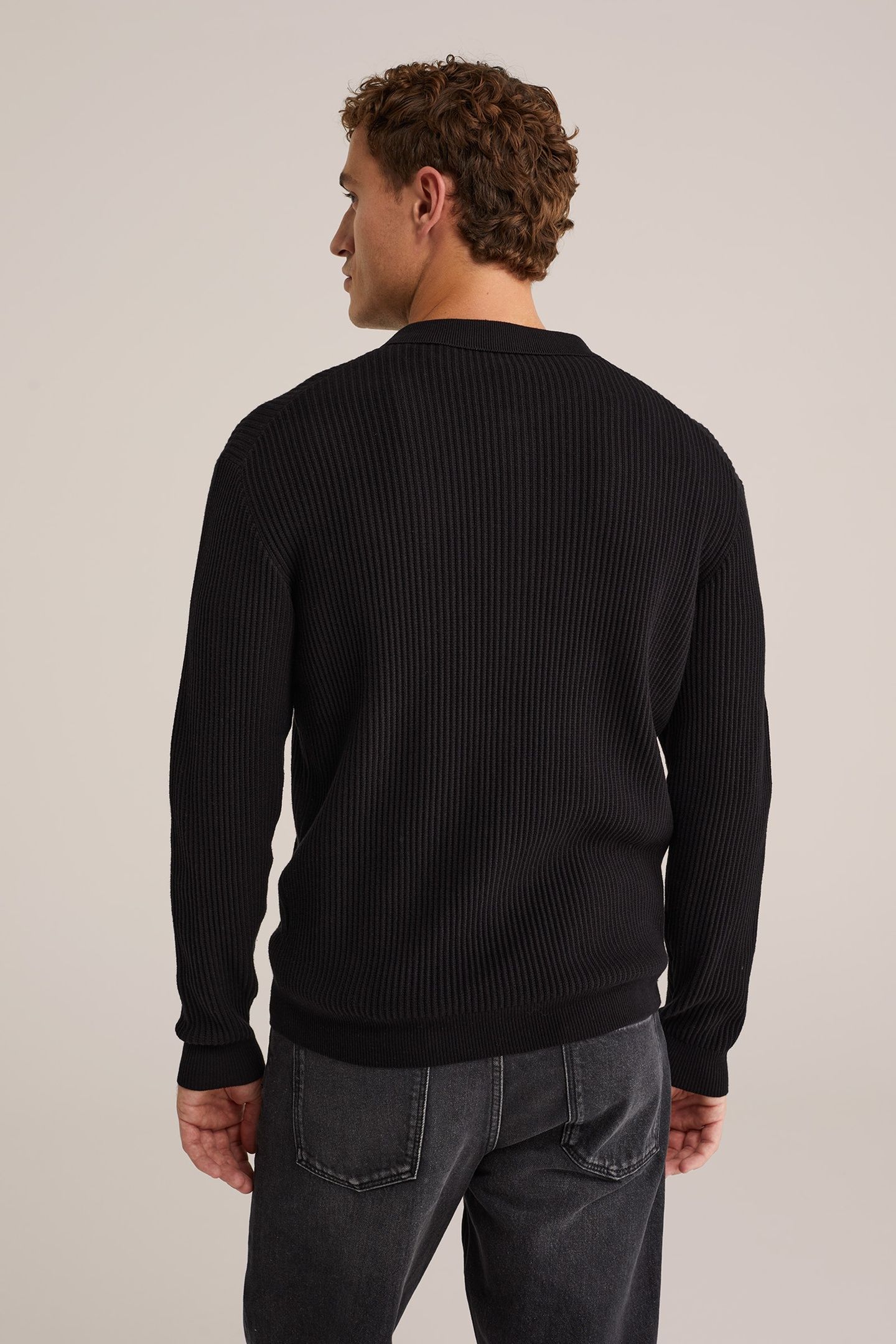 CARDIGAN WITH ZIPPER BLACK 3