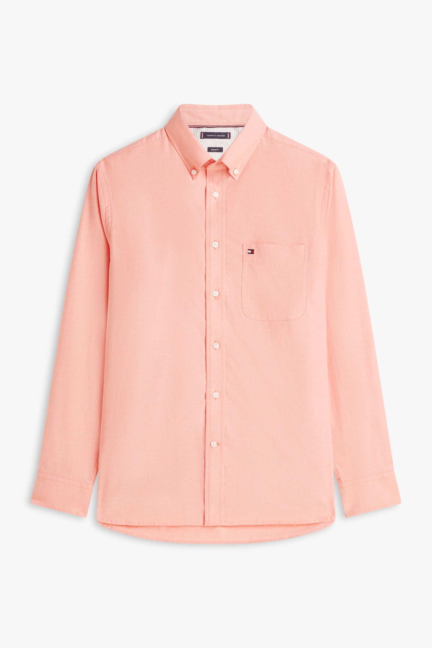 LIGHT OXFORD SOLID SHIRT BRILLIANT ORANGE 4
