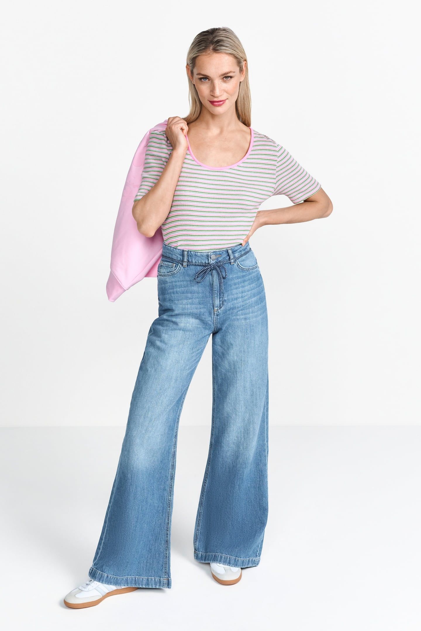 MULTICOLOR STRIPE RIB SHIRT ORIGINAL 1
