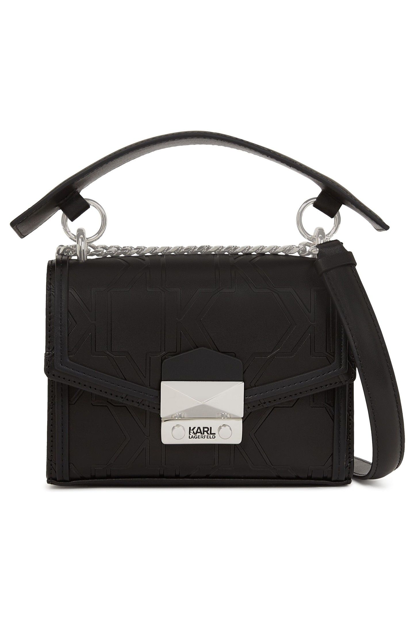 K/STYLE MONOGRAM CROSSBODY BLACK 1
