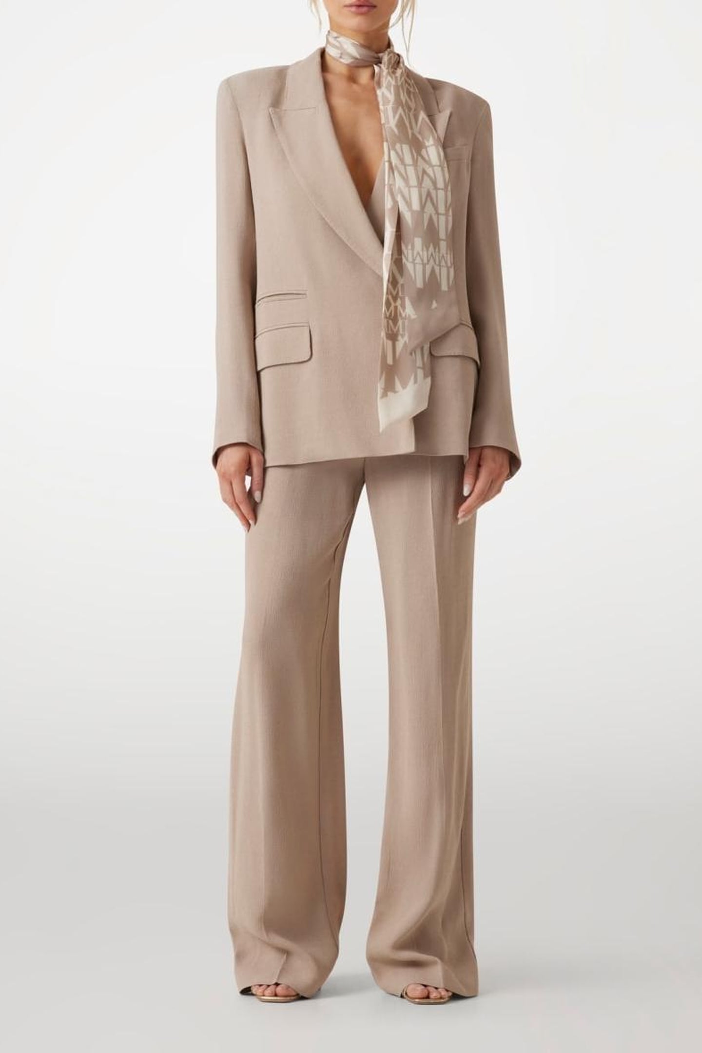 ARIANA STRAIGHT PANT VELVET TAUPE 1