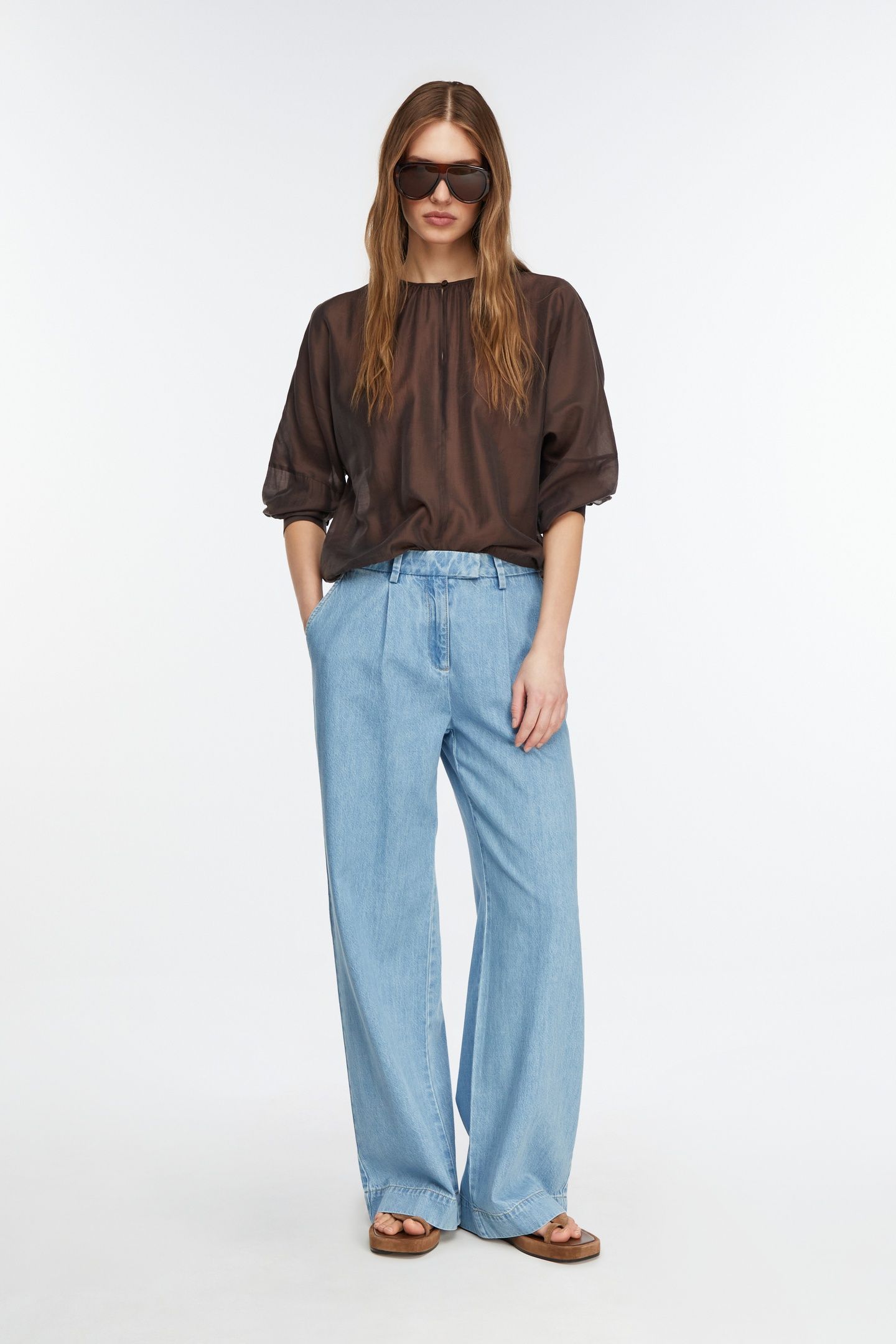 COMMA BLOUSES BROWN 3