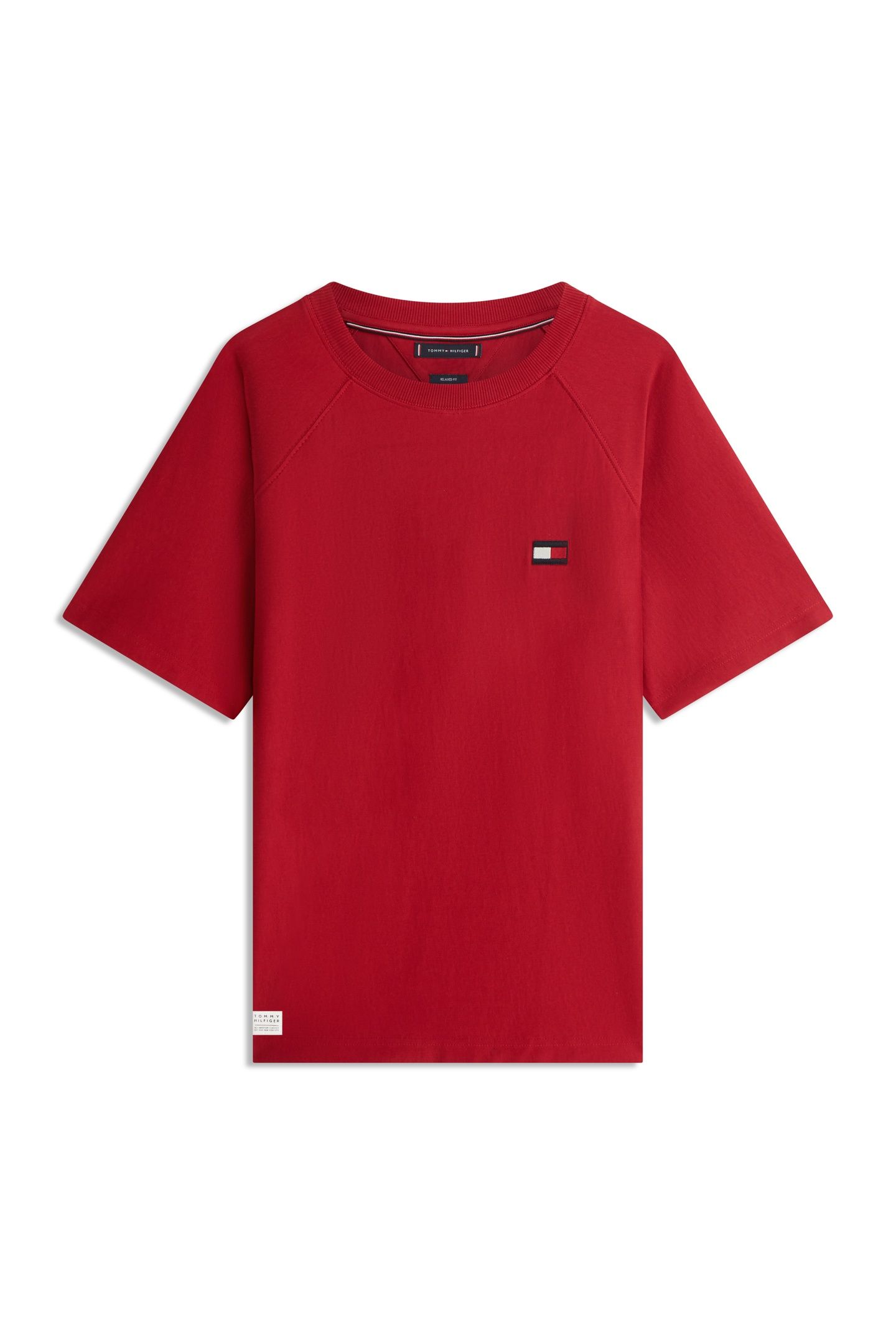 TOMMY FLAG ELEVATED T-SHIRT REGATTA RED 4