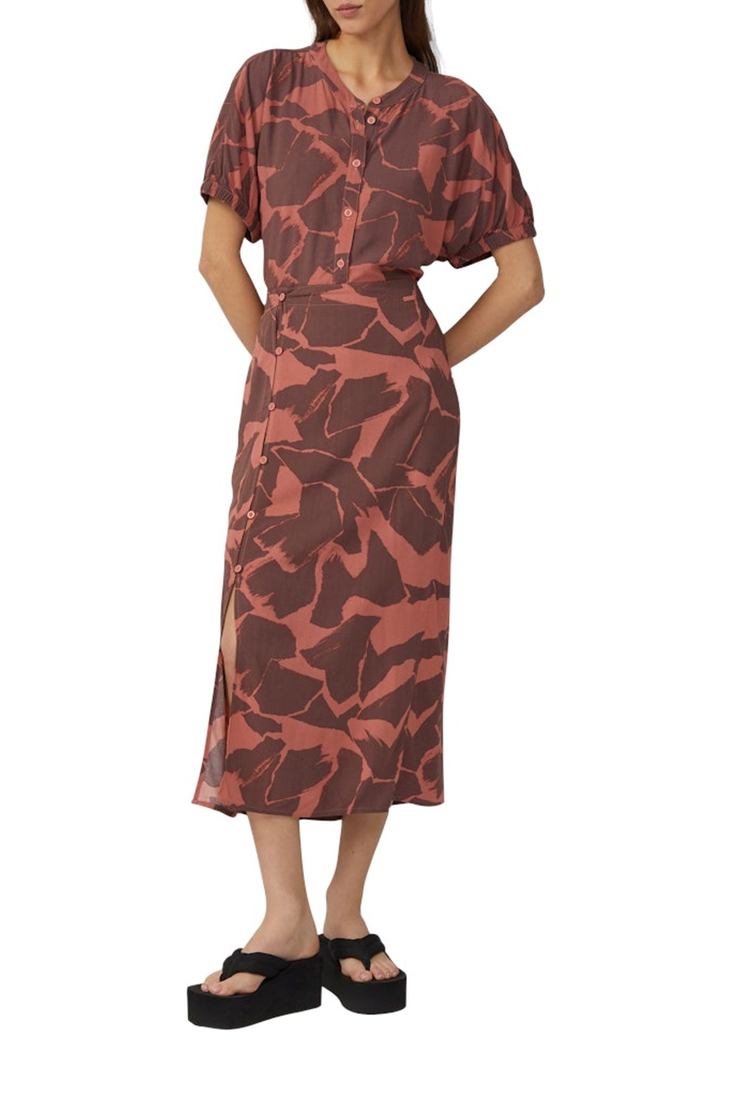 S.OLIVER-QS SKIRTS BURGUNDY 2