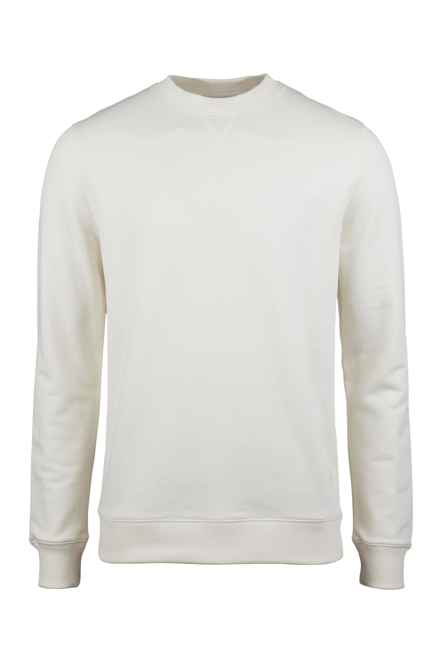 SWEATER CREW NECK HEAVY JERSEY OFFWHITE 1