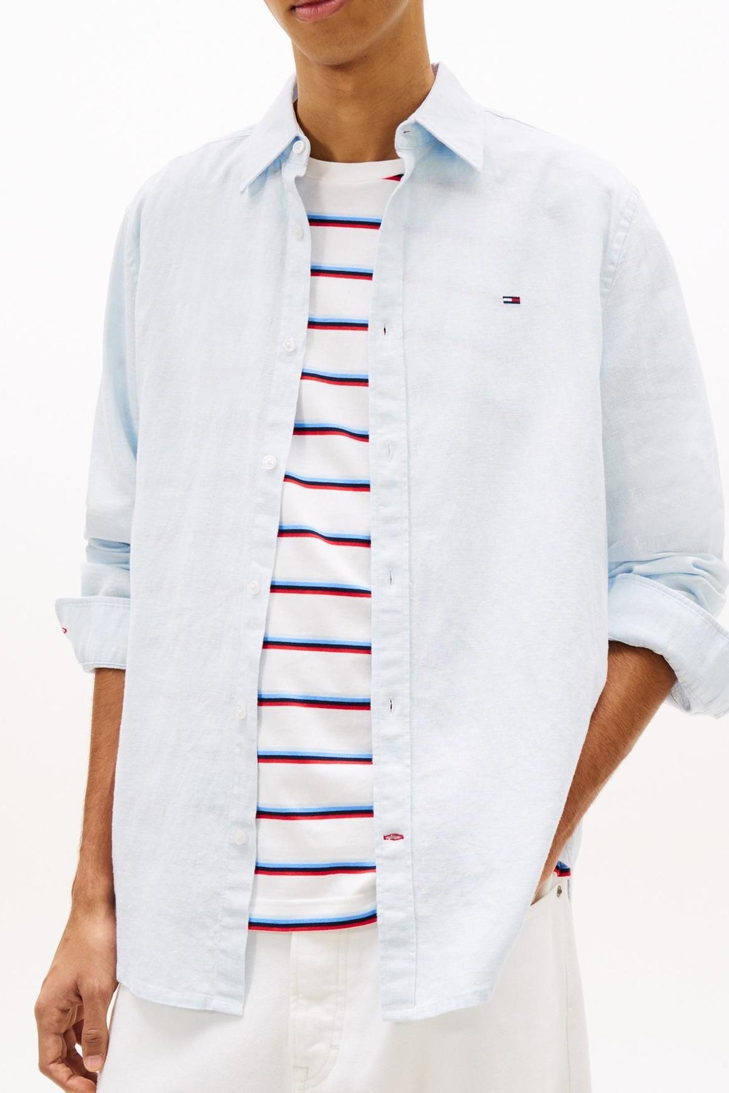 TJM REGULAR LINEN BLEND SWEET BLUE 5
