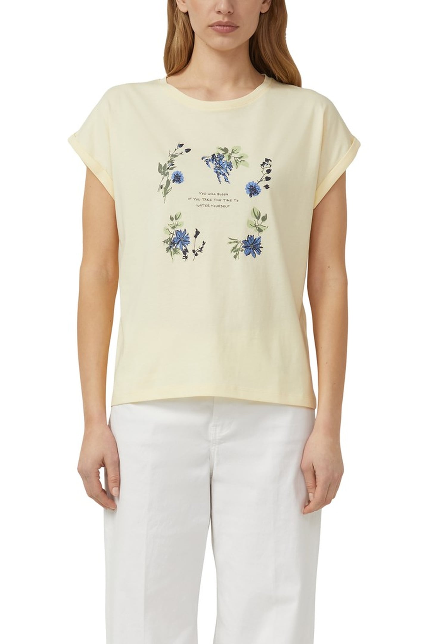 S.OLIVER T-SHIRTS YELLOW 1