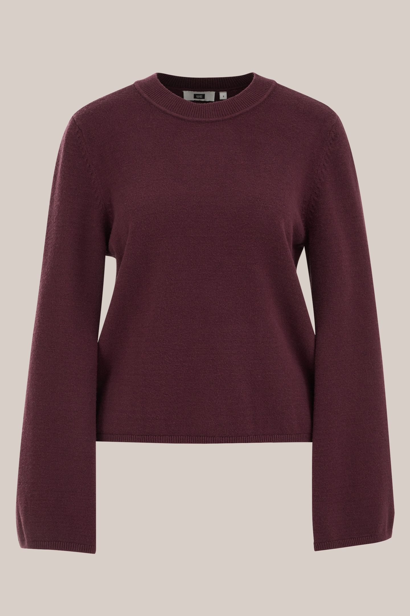 KNITTED PULLOVER AUBERGINE 4