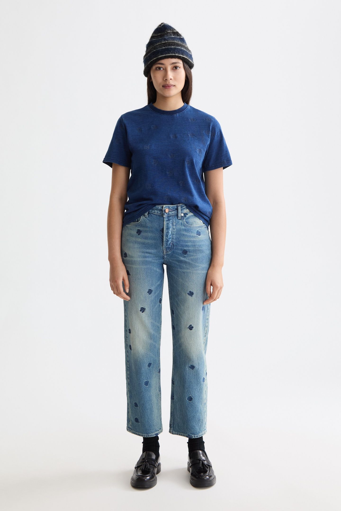 SKY STRAIGHT JEANS — FALLING LEAVES 2