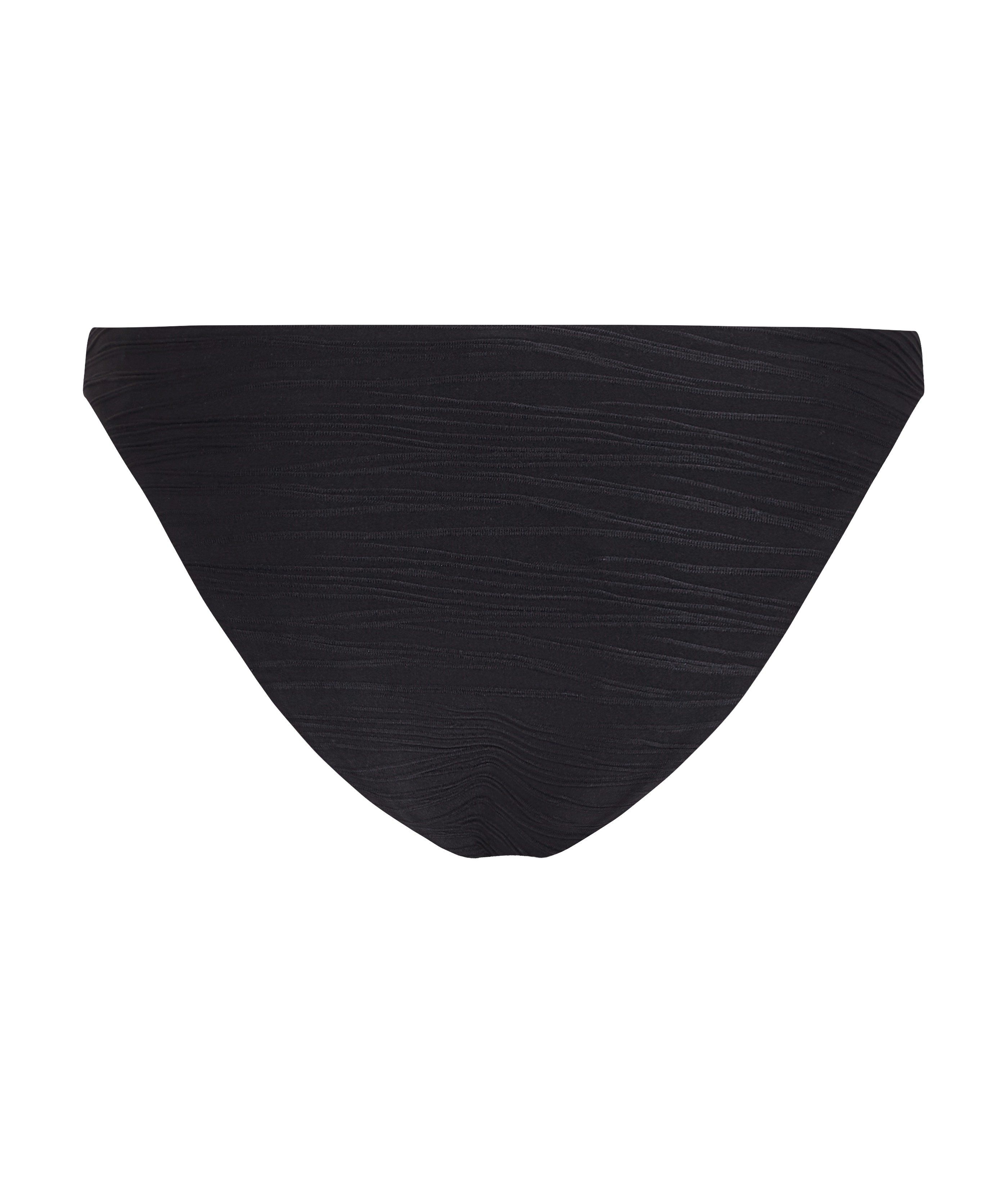 KARL RIB CHEEKY HIGH LEG BLACK 5