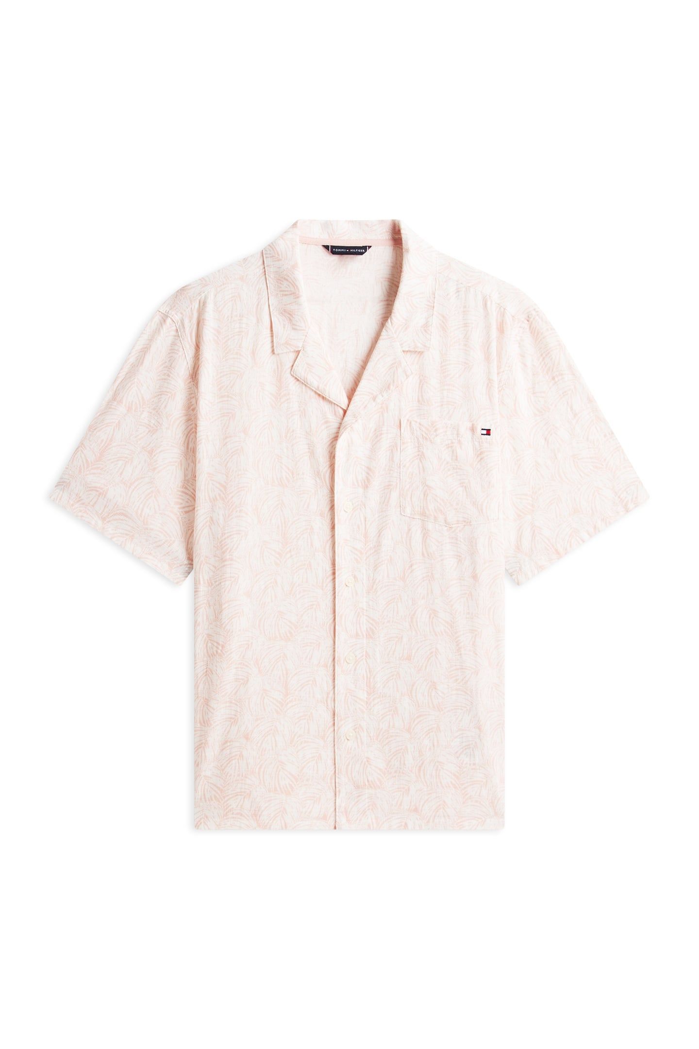 WOVEN BOWLING SHIRT PALM LEAF DELICATE PETAL 4