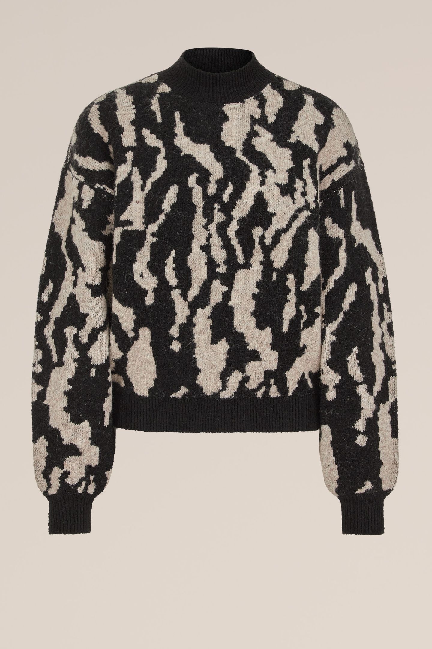 KNITTED PULLOVER BLACK 4