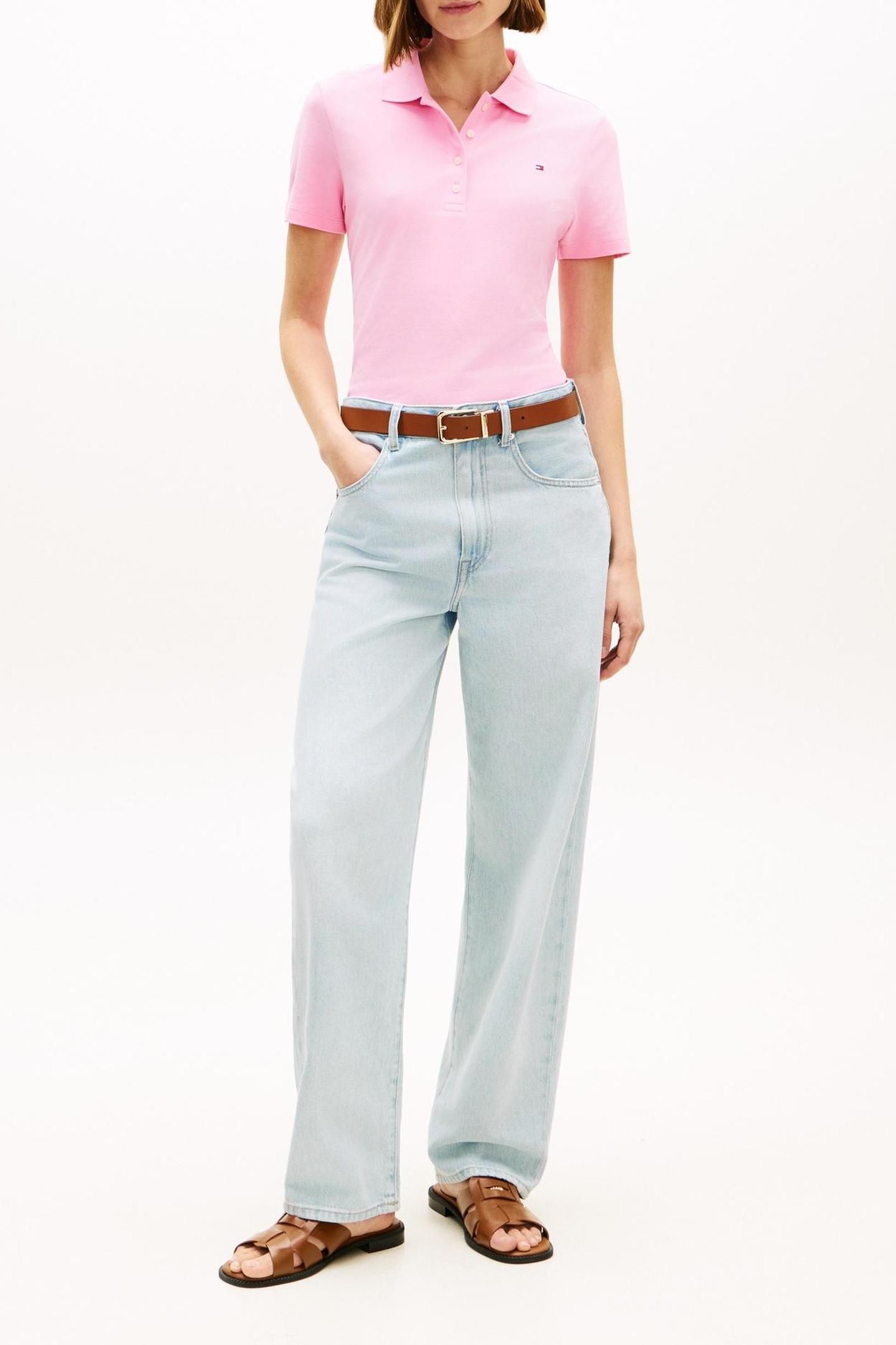 1985 SLIM PIQUE POLO ROSE PETAL 2