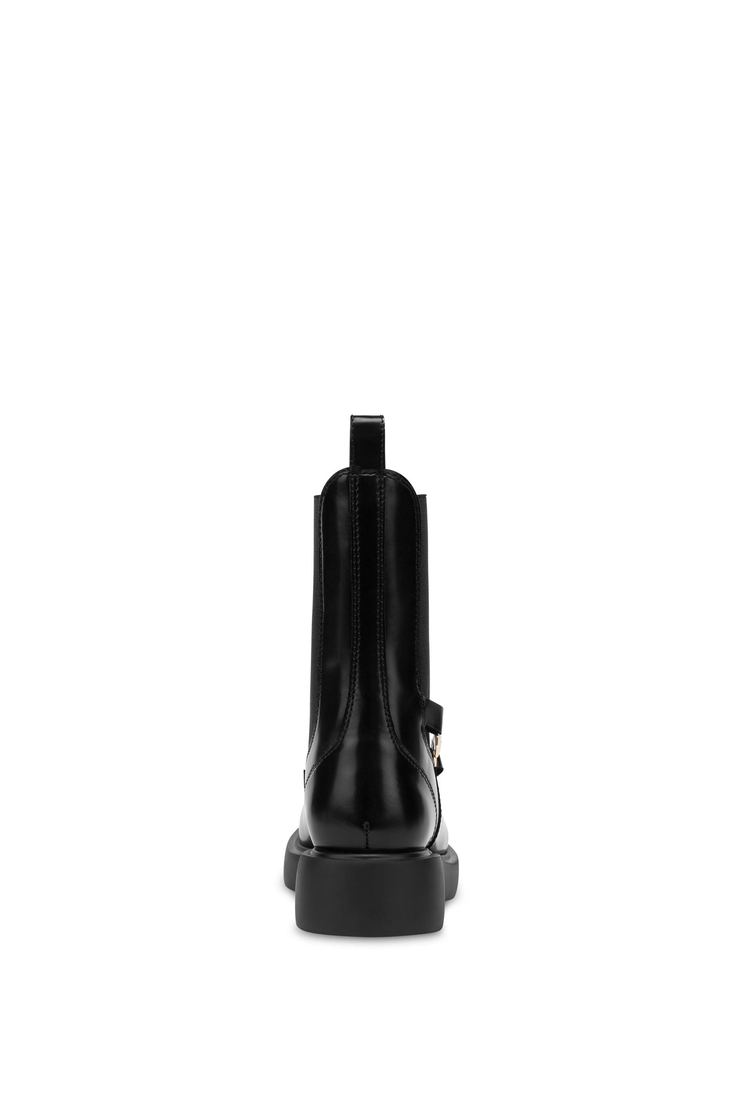 CHELSEA ANKLE BOOTS IN CITY LOVE ABRASIVE CALFSKIN BLACK 4
