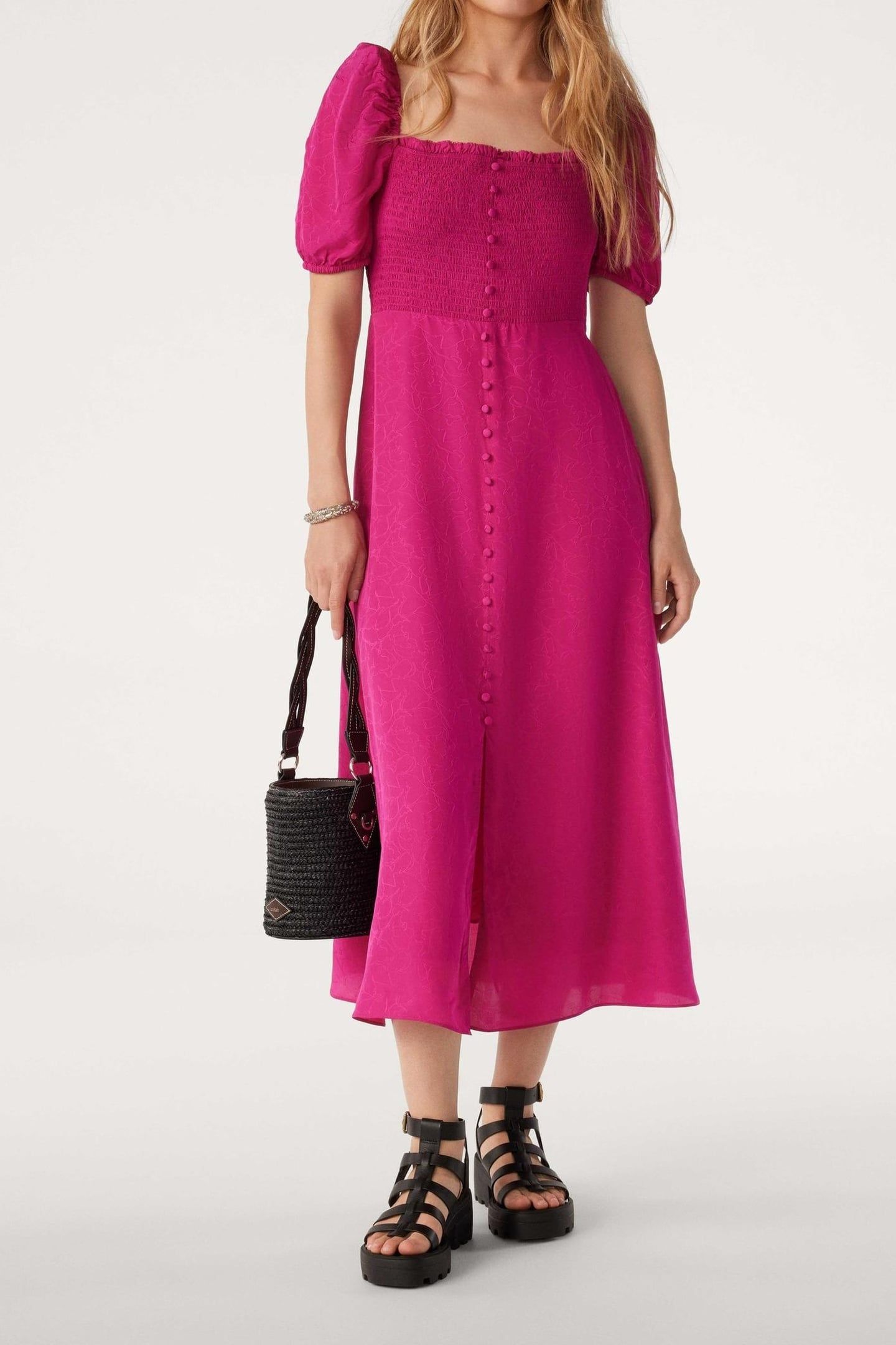 ROBE SASHA FUSHIA 1