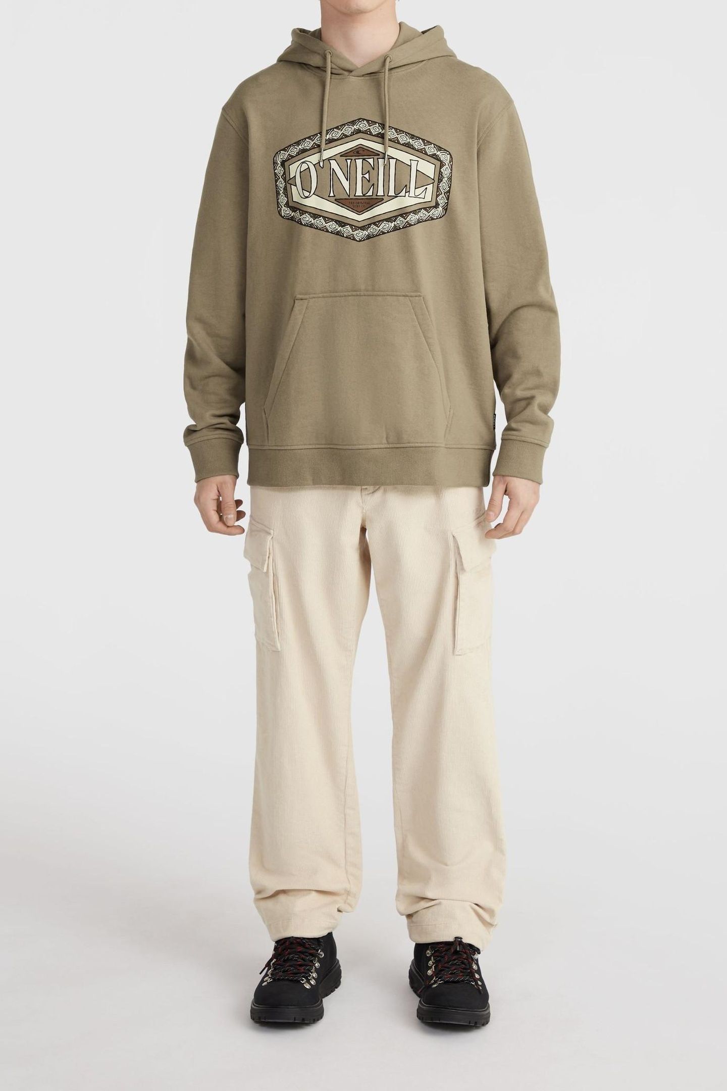O'NEILL FRONT PRINT HOODIE CONCRETE 2