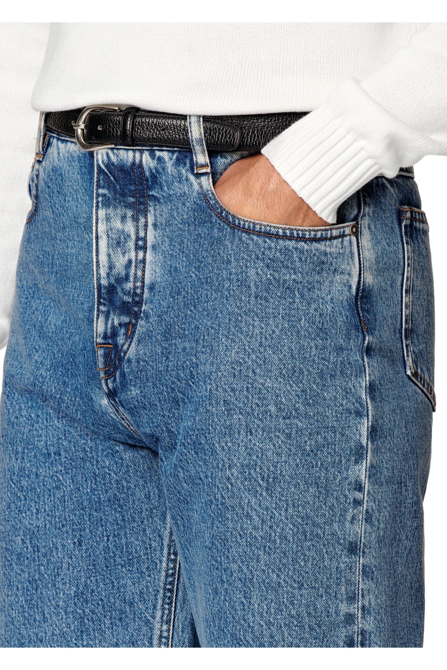 CHARLES-WASHEDBLUE-DENIM CHINO, DENIM AND SHORTS MID BLUE 7