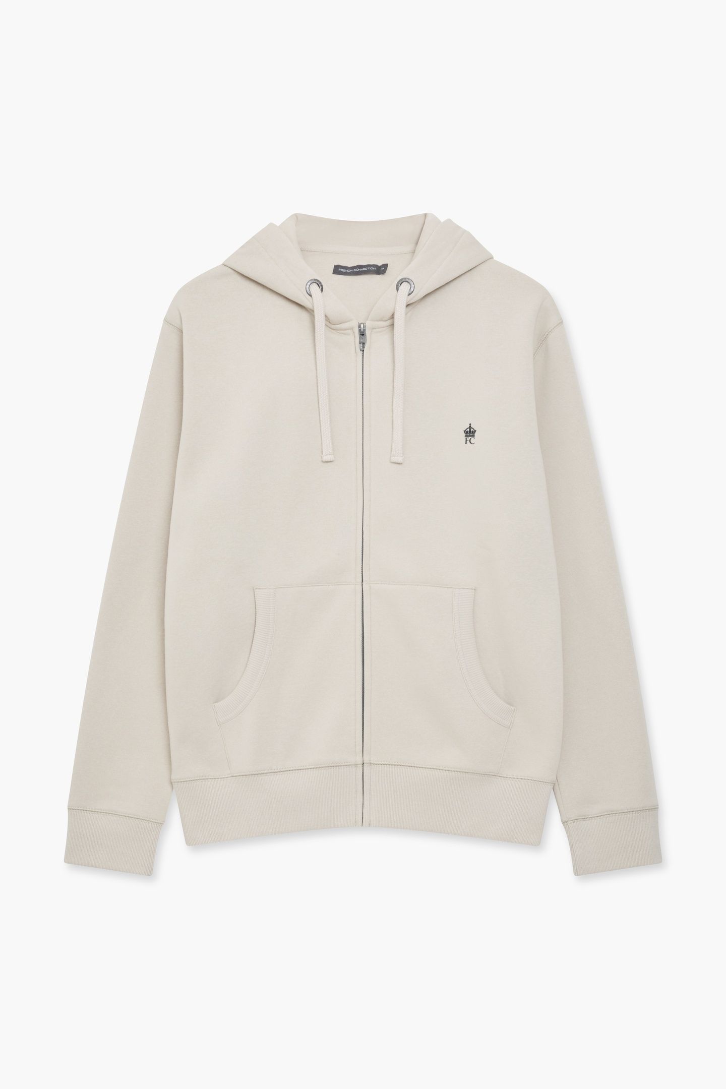 FC ZIP HOOD STONE/MARINE 1