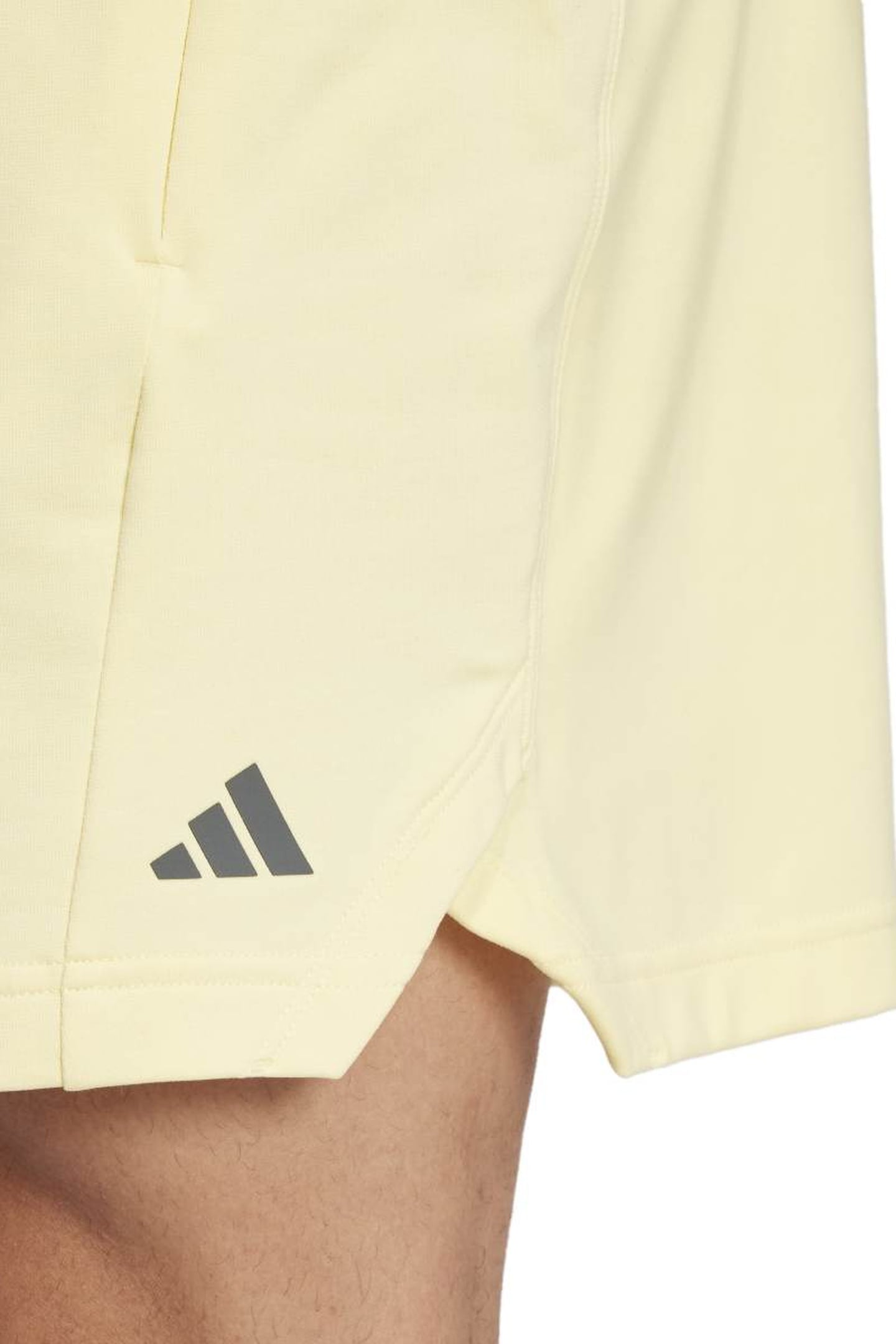 UNISEX PERFORMANCE ADIDAS D4T YOGA KNIT SHORT ALMOST YELLOW 4