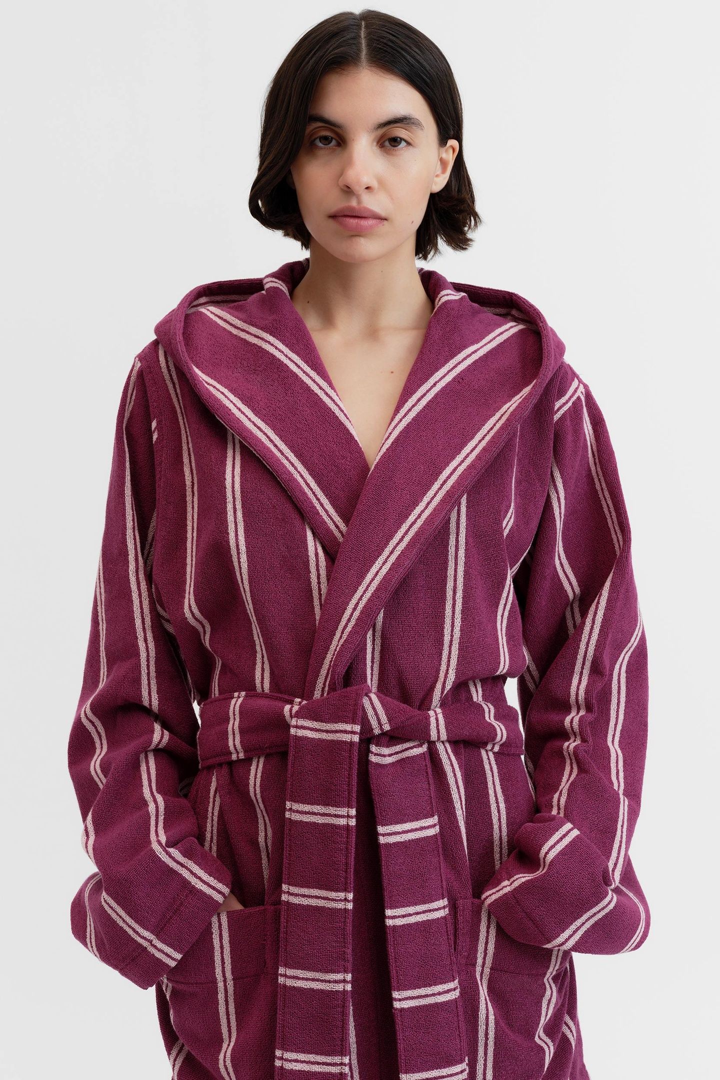 UNISEX HOODED BATHROBE VENICE 2