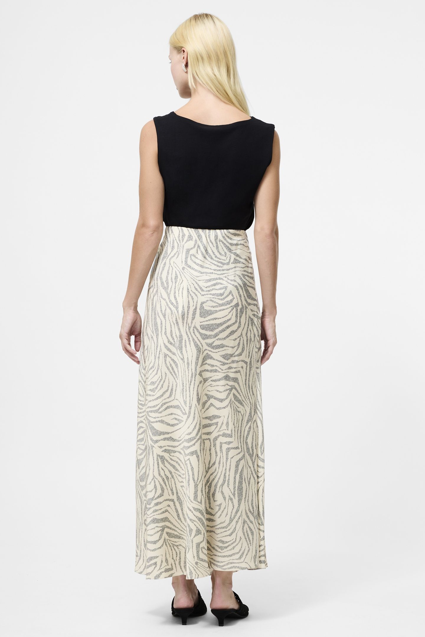 JOSIE ENNIS BIAS SKIRT PORCELAIN CREAM/BLAC 2