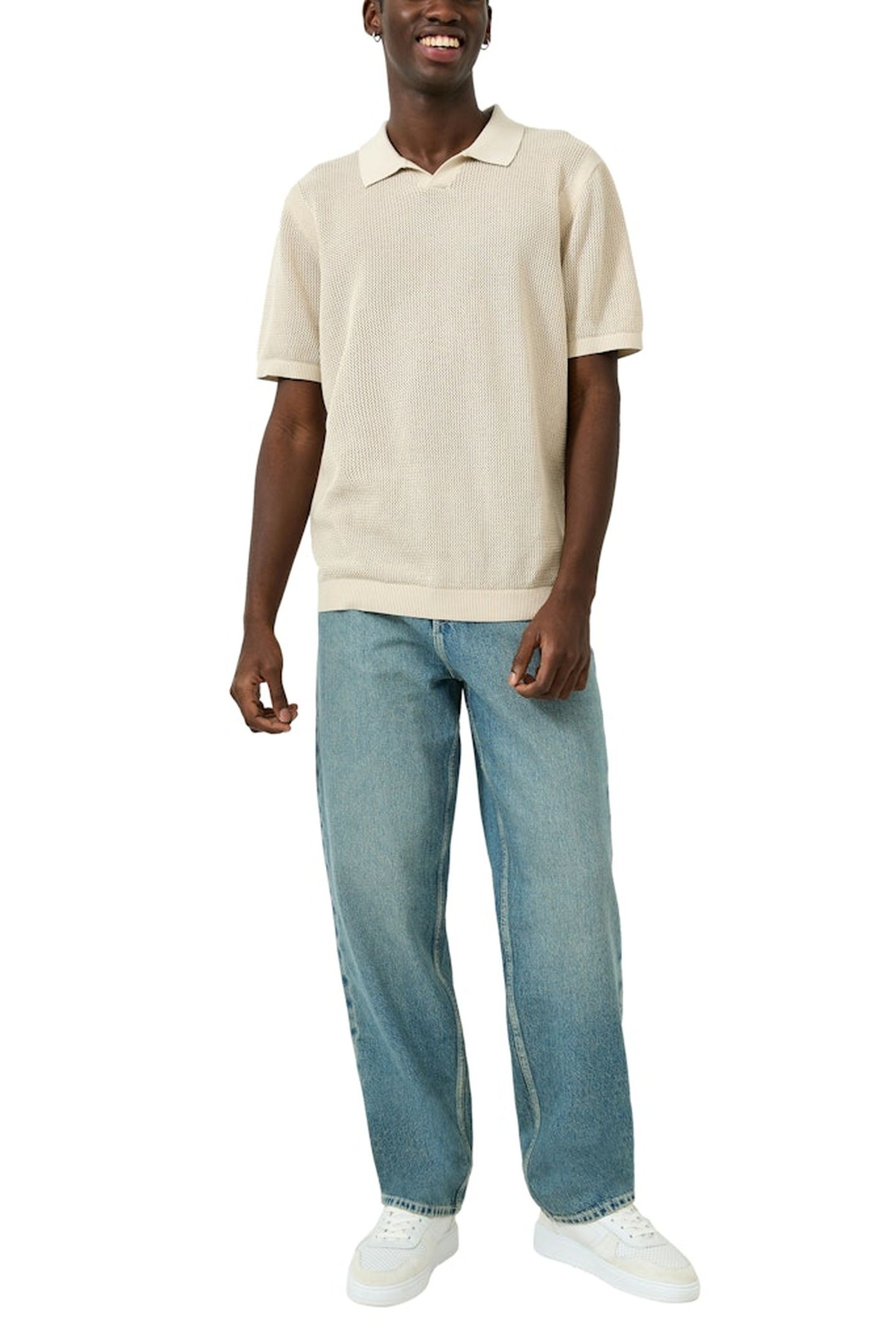 S.OLIVER-QS POLOSHIRTS GREY/BLACK 4