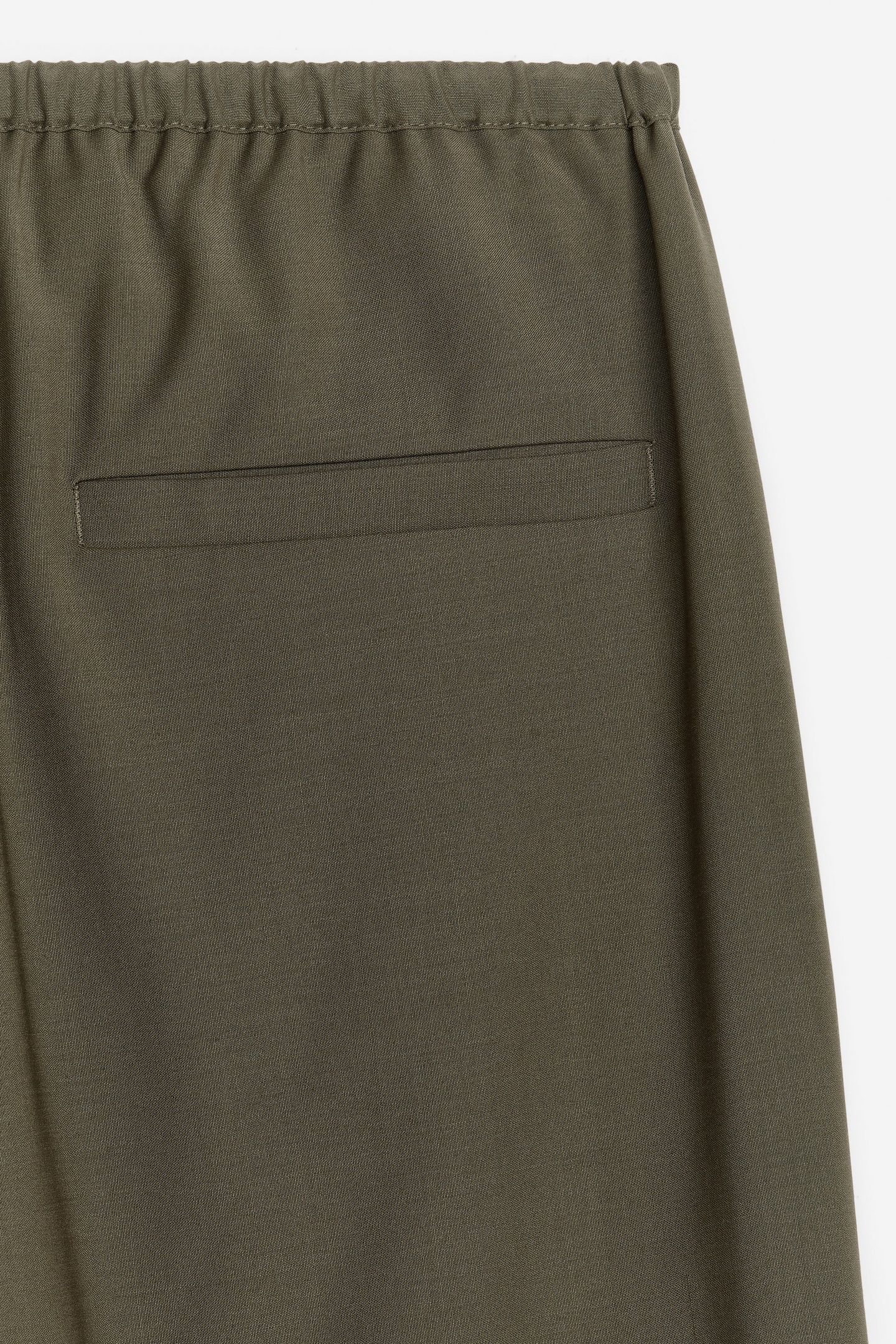 EMMY CARGO WOOL TWILL KHAKI 3