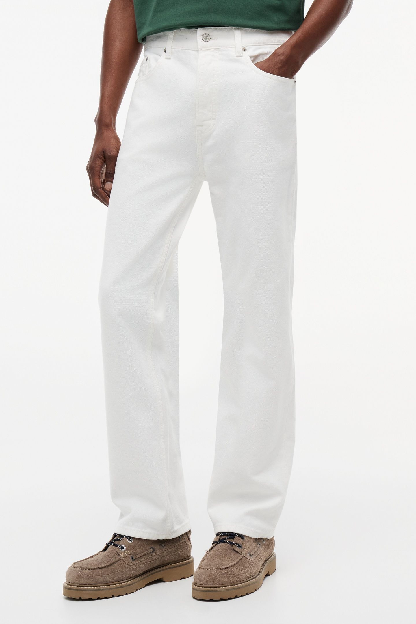 OTIS REGULAR STRAIGHT JEANS DENIM WHITE 1