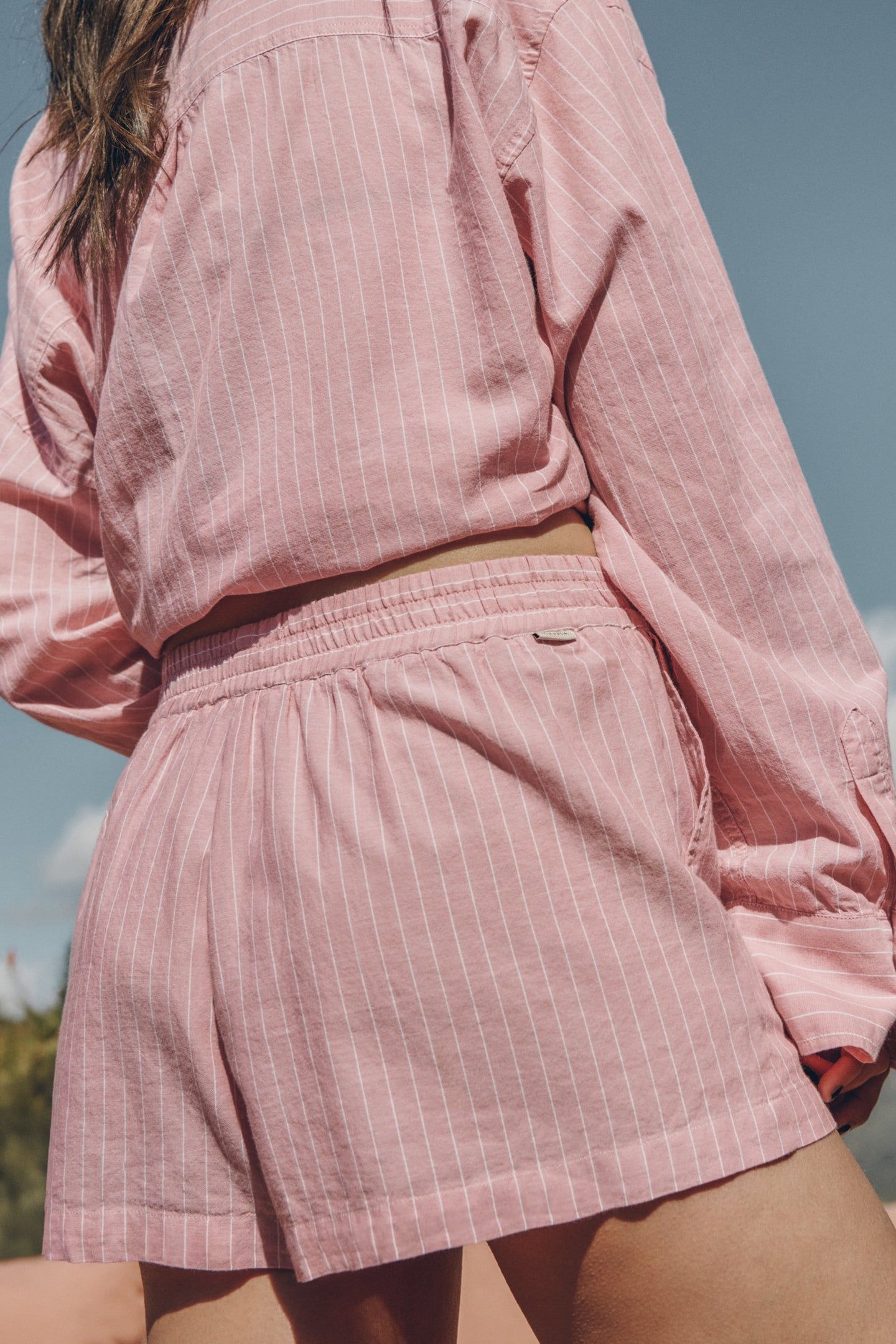 THE PINK STRIPED SHORTS 2