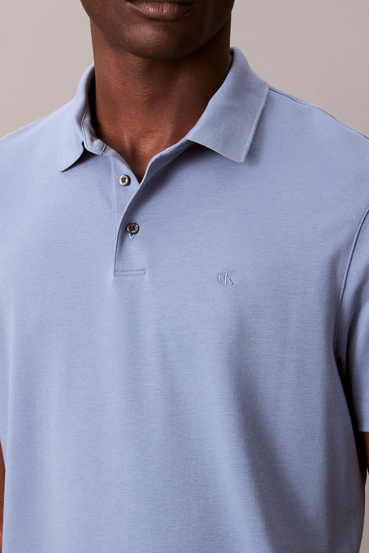 SS SUPIMA CHEST EMB TEE DUSTY SAILOR BLUE 5
