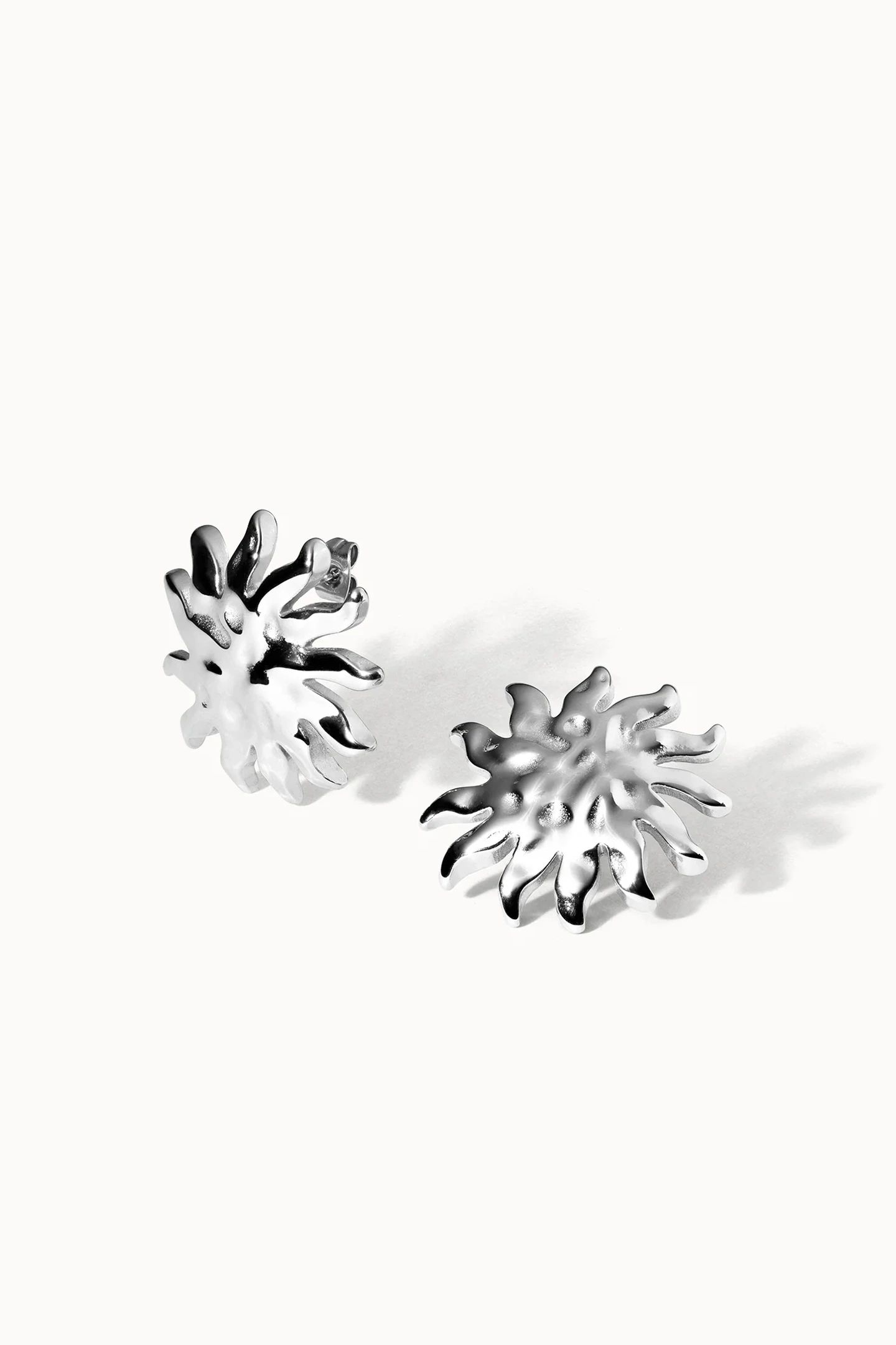ICONIC SUN OHRRINGE SILVER 2