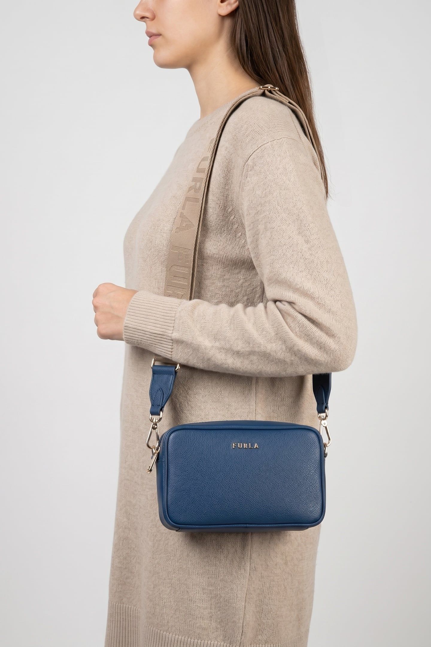 CLASSIC XL CROSSBODY POUCH INDIGO+TORTORA 2
