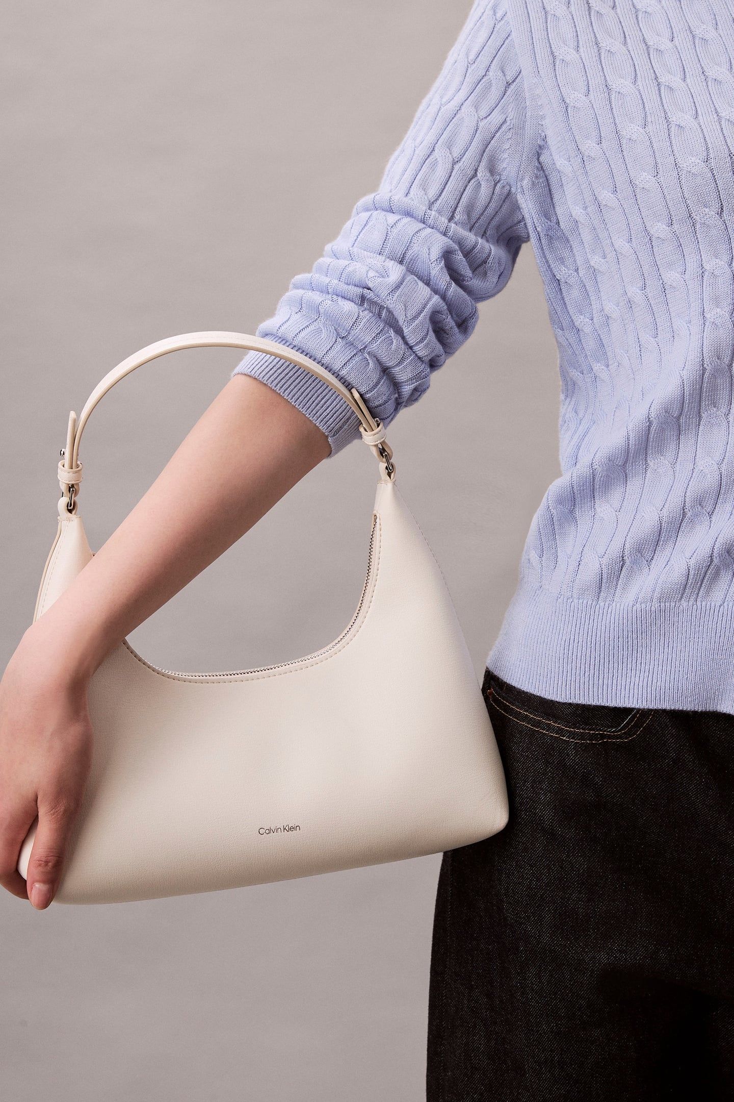 FOIL LOGO CONV SHOULDER BAG LILY WHITE 1