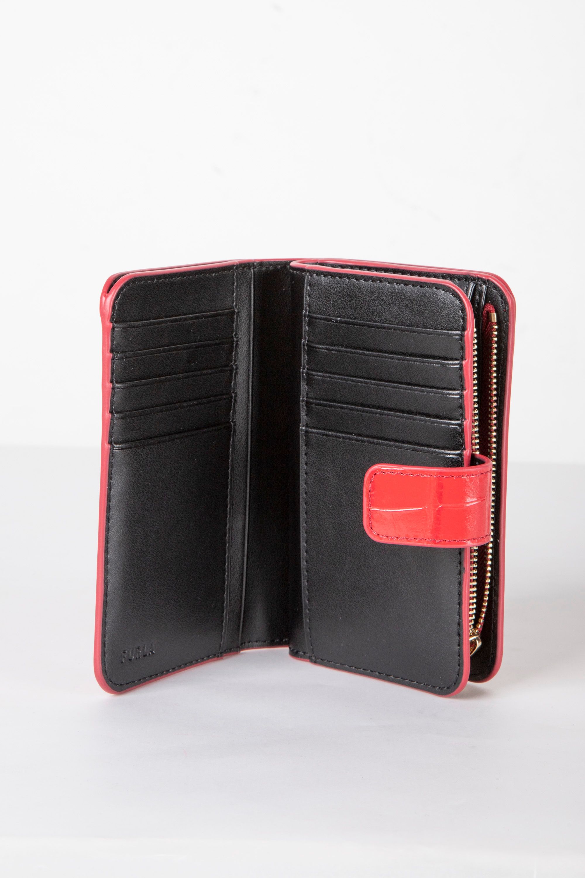 CLASSIC MEDIUM COMPACT WALLET LACCA+NERO 5