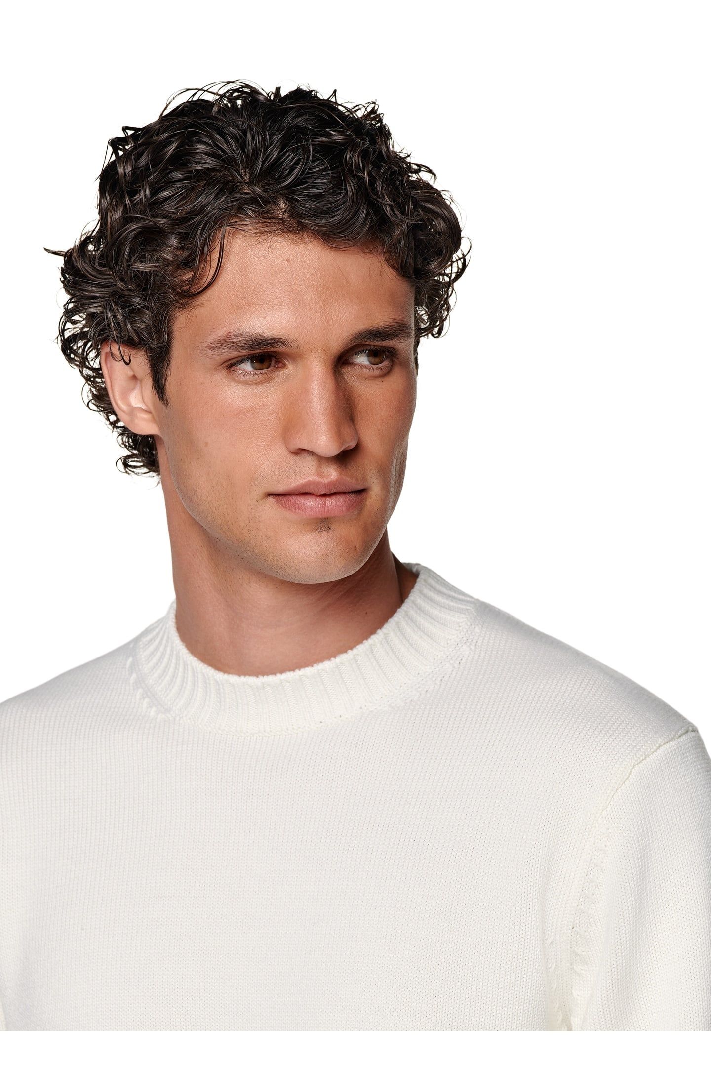 LS HEAVY CREW OFF WHITE (OO) CREW AND V NECK 3
