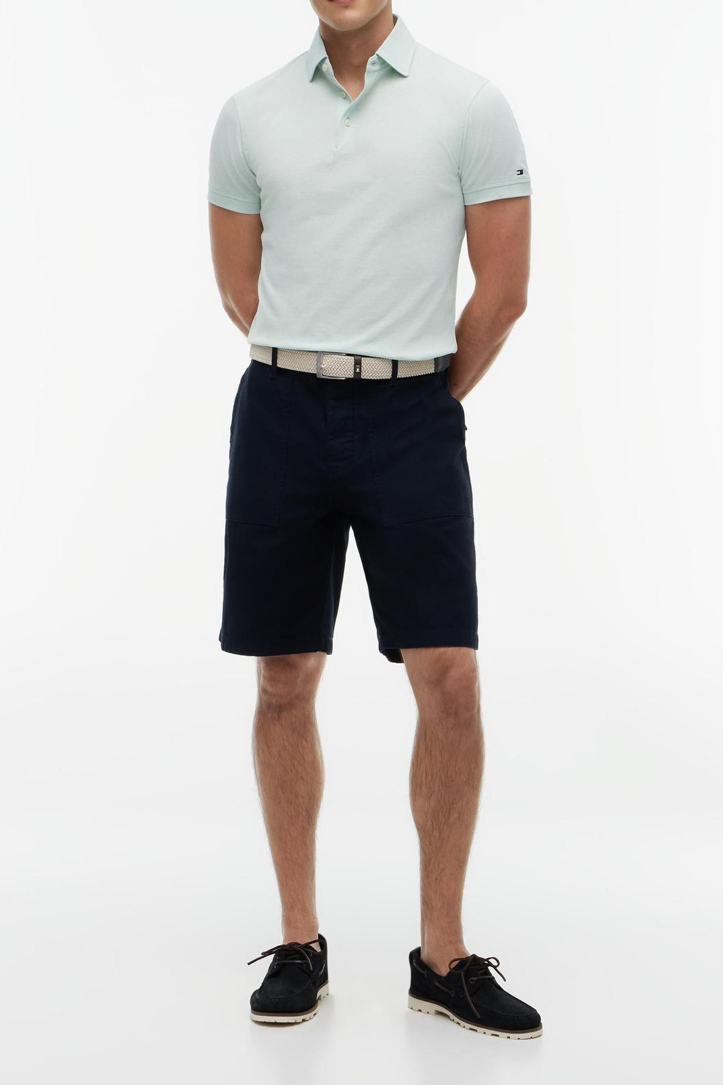 DC WIDE SPREAD COLLAR POLO CRUSHED MINT/WHITE 3