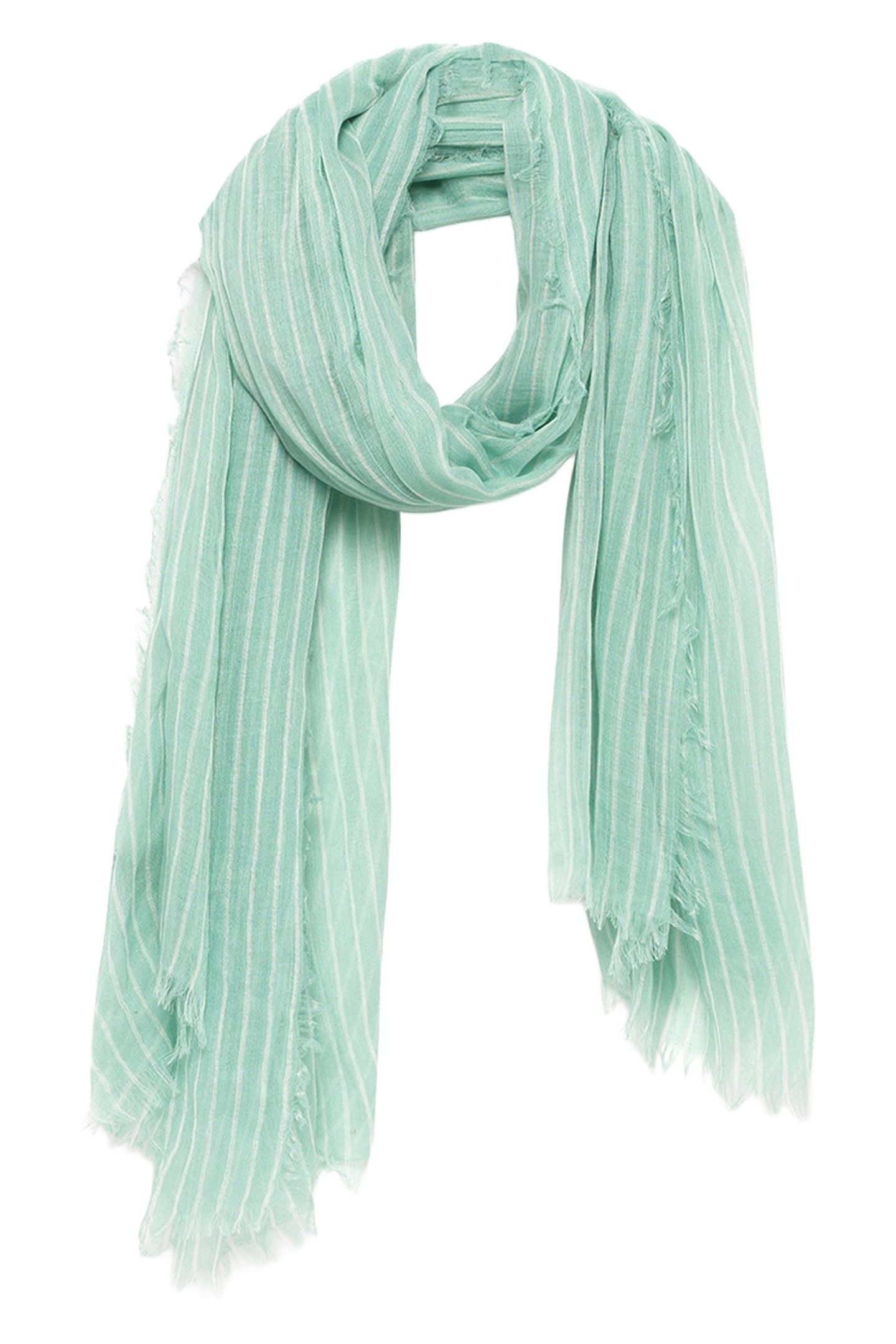 MONYDAY SCARF RAYURES VERT D EAU 3