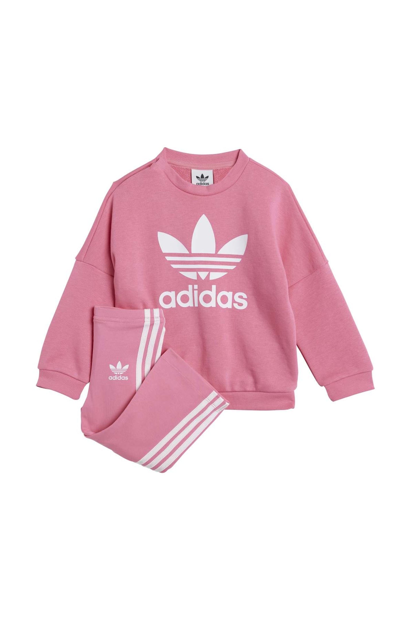 ORIGINALS LOOSE CREW FLARED LEGGING SET PINK FUSION 1