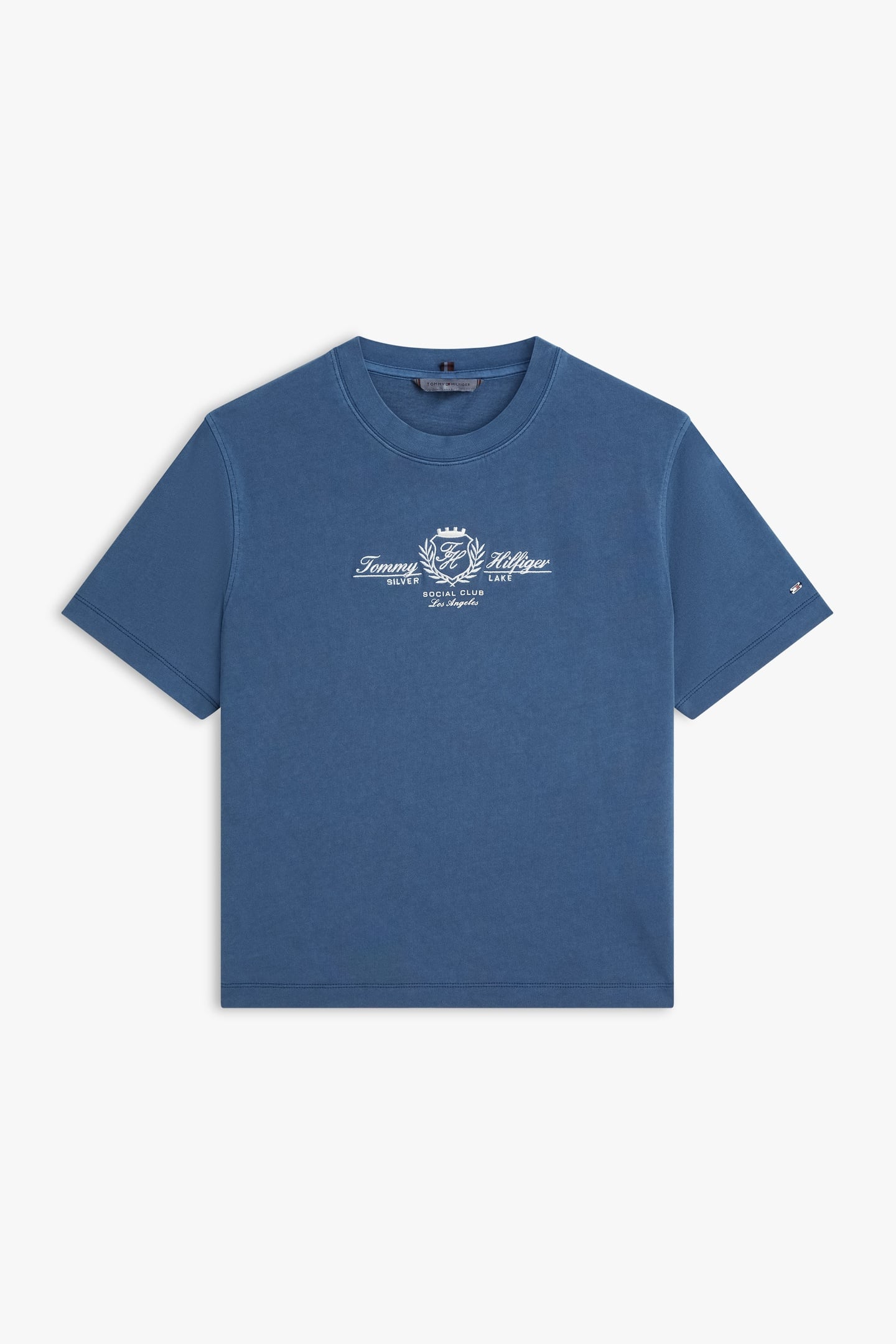 VARSITY CREST MODERN T-SHIRT DARK NIGHT NAVY 4