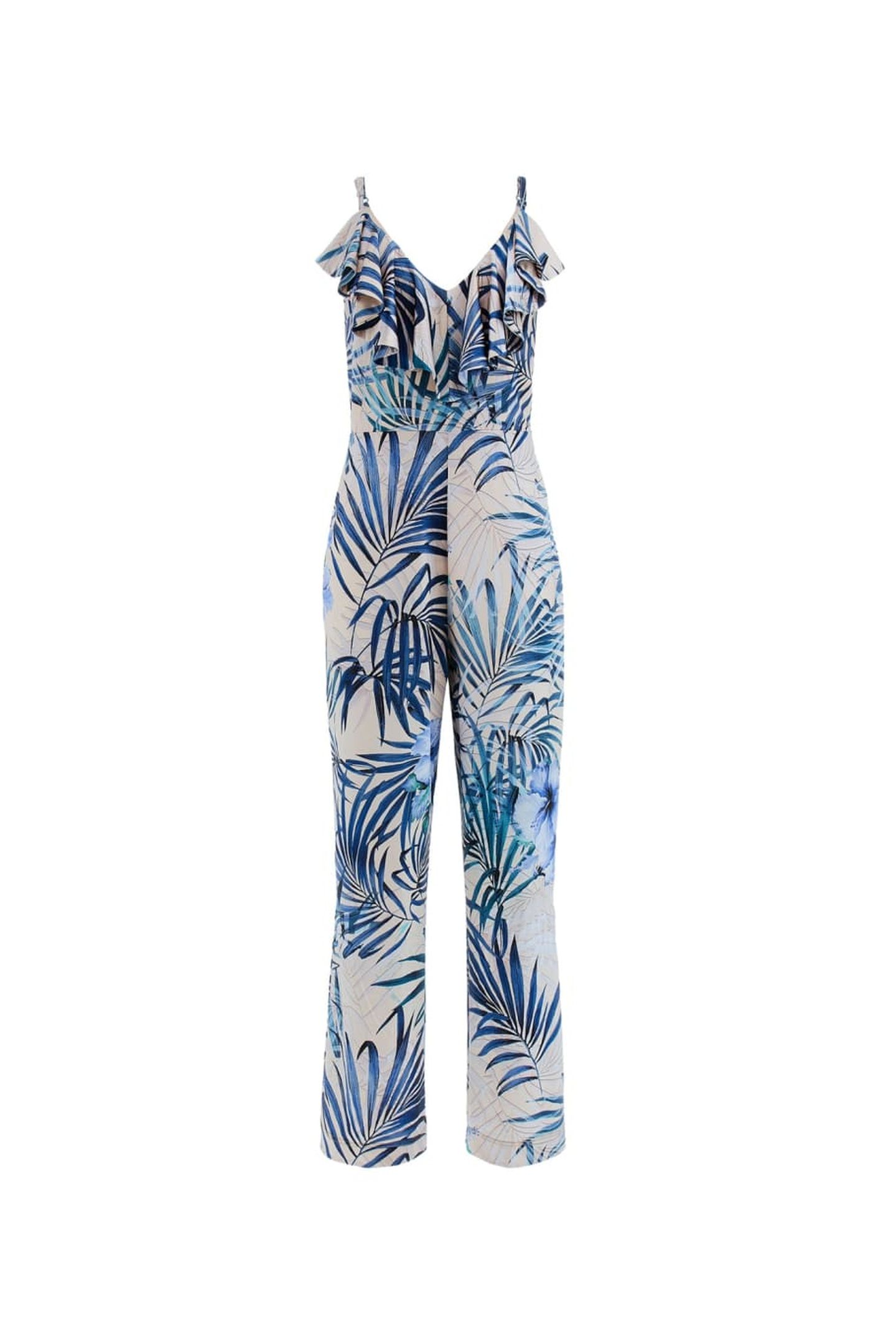 GUESS ECO ALICE SLINKY OVERALL FIJI PALM PRINT 4